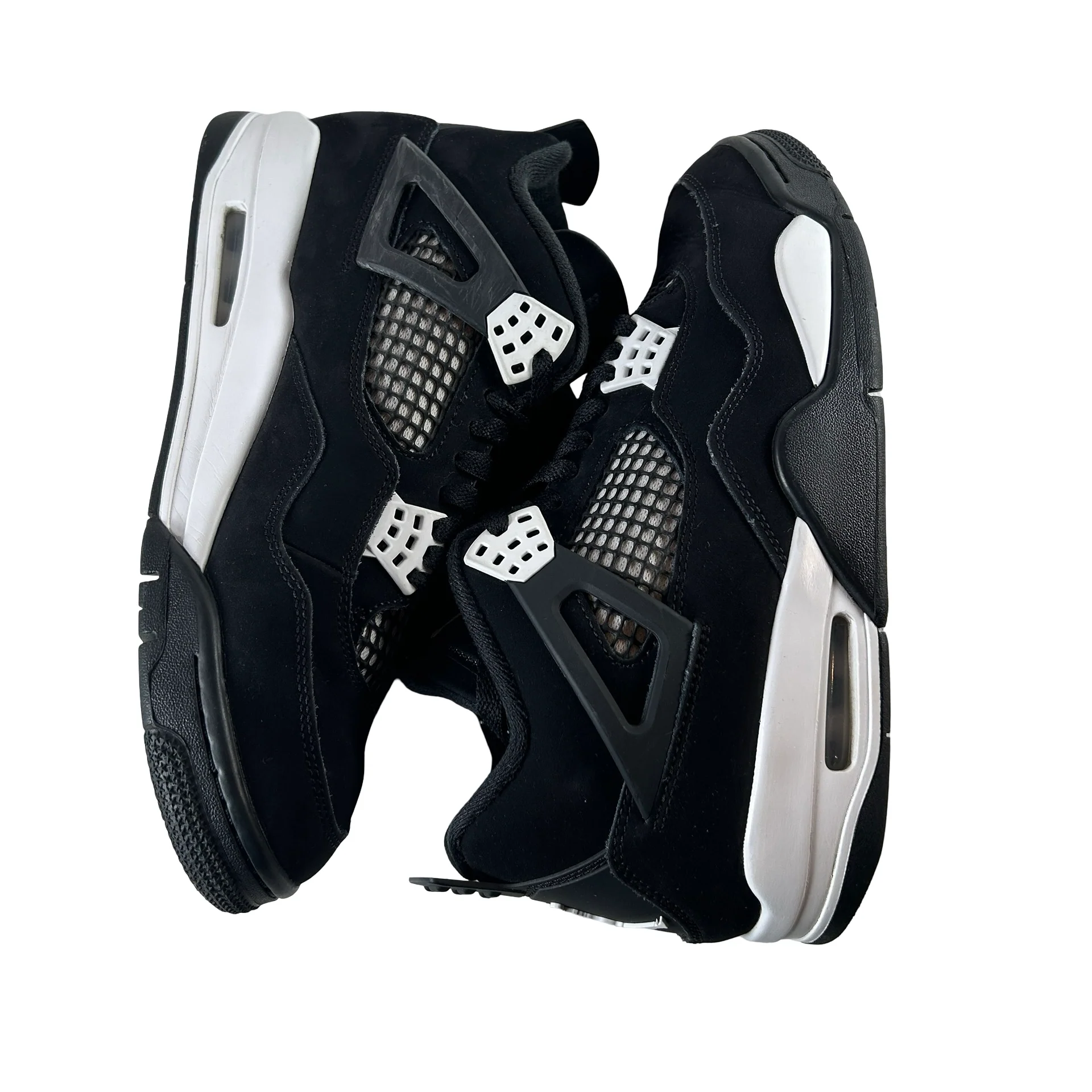 FQ8138 001  Jordan 4 Retro White Thunder [USED] - 8.5 M (Used7) - Image 5