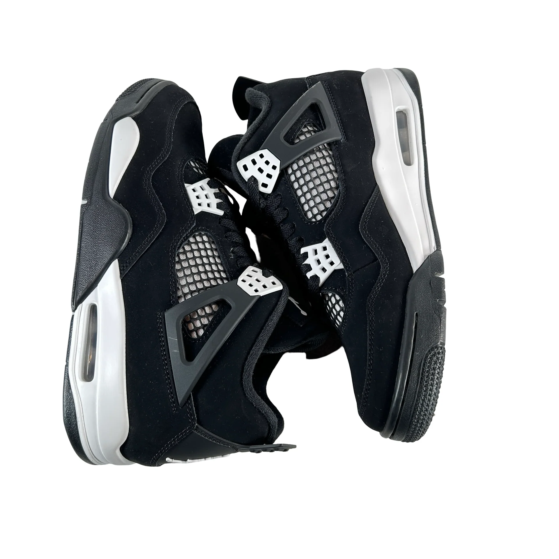 FQ8138 001 Jordan 4 Retro White Thunder [USED] - 8 M (Used) (No Box) - Image 4