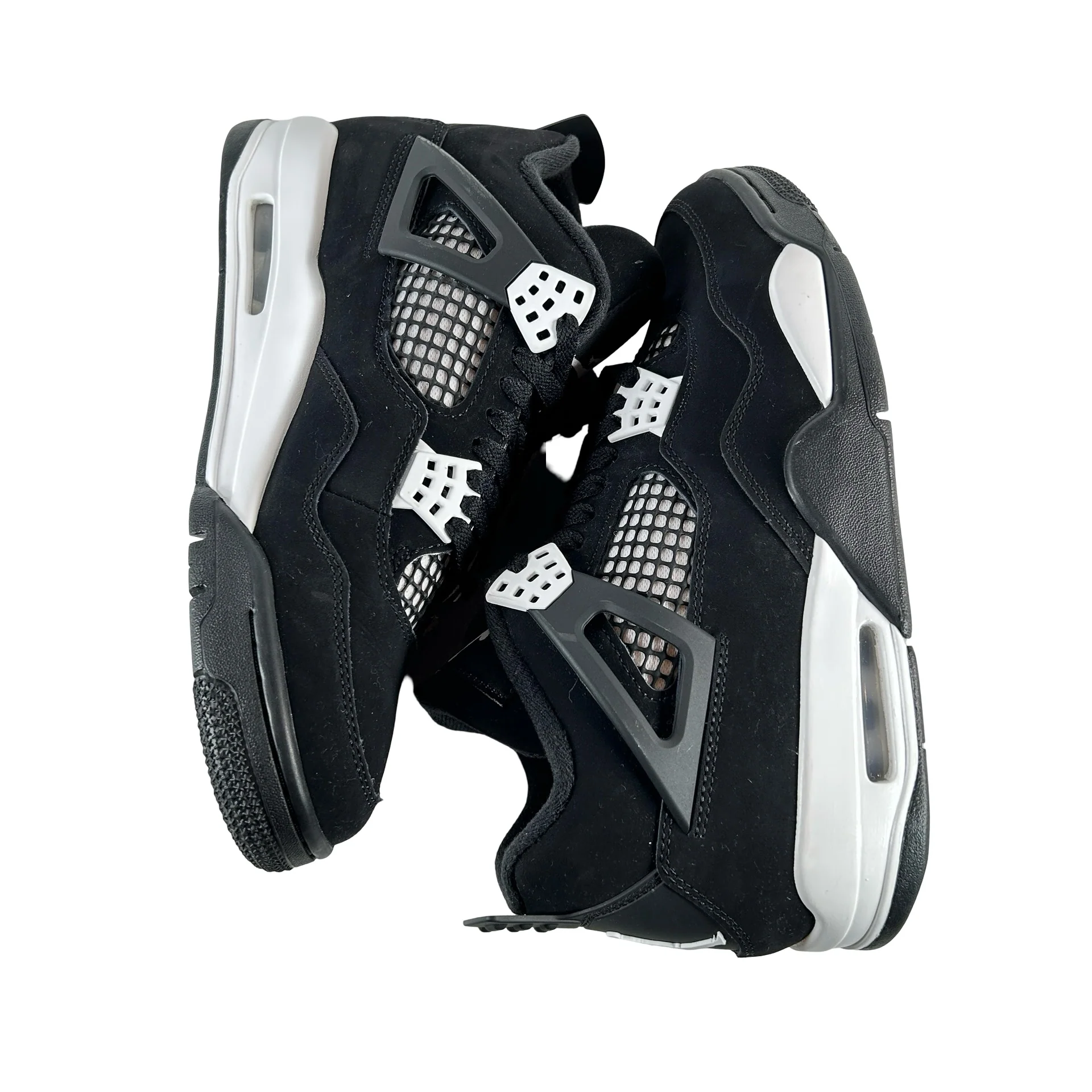 FQ8138 001 Jordan 4 Retro White Thunder [USED] - 8 M (Used) (No Box) - Image 5