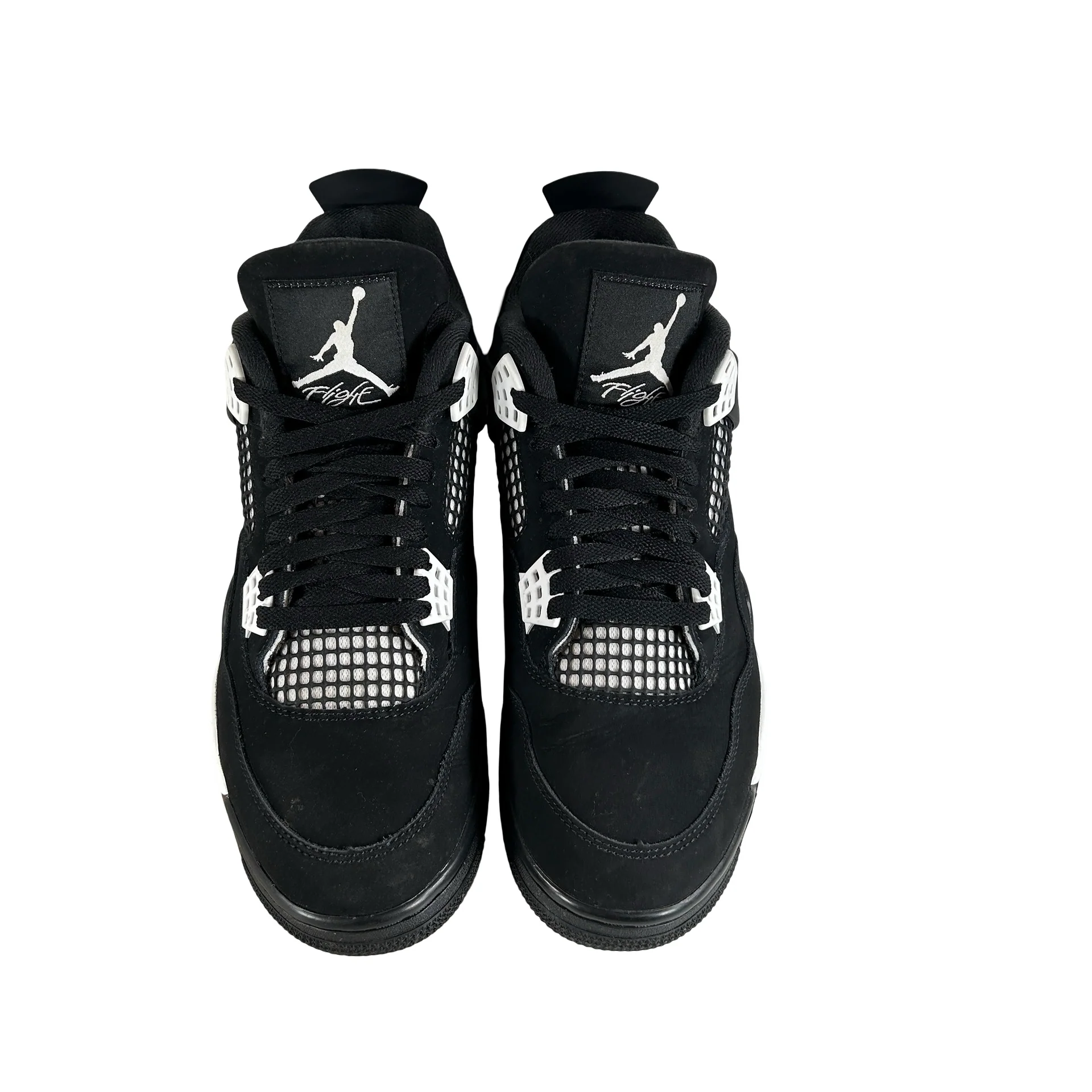 FQ8138 001  Jordan 4 Retro White Thunder [USED] - 9.5 M (Used10) - Image 2