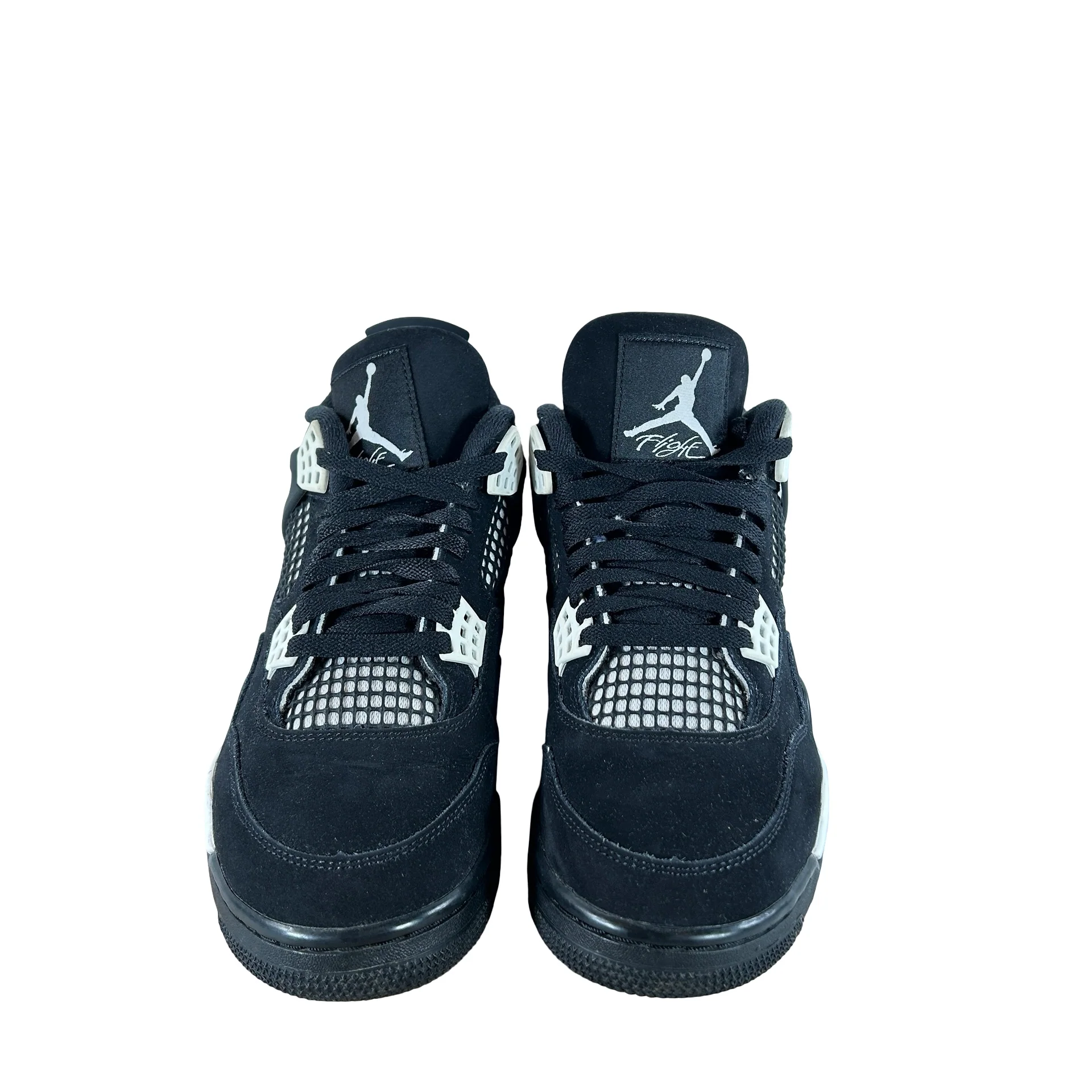 FQ8138 001  Jordan 4 Retro White Thunder [USED] - 9.5 M (Used13) - Image 2
