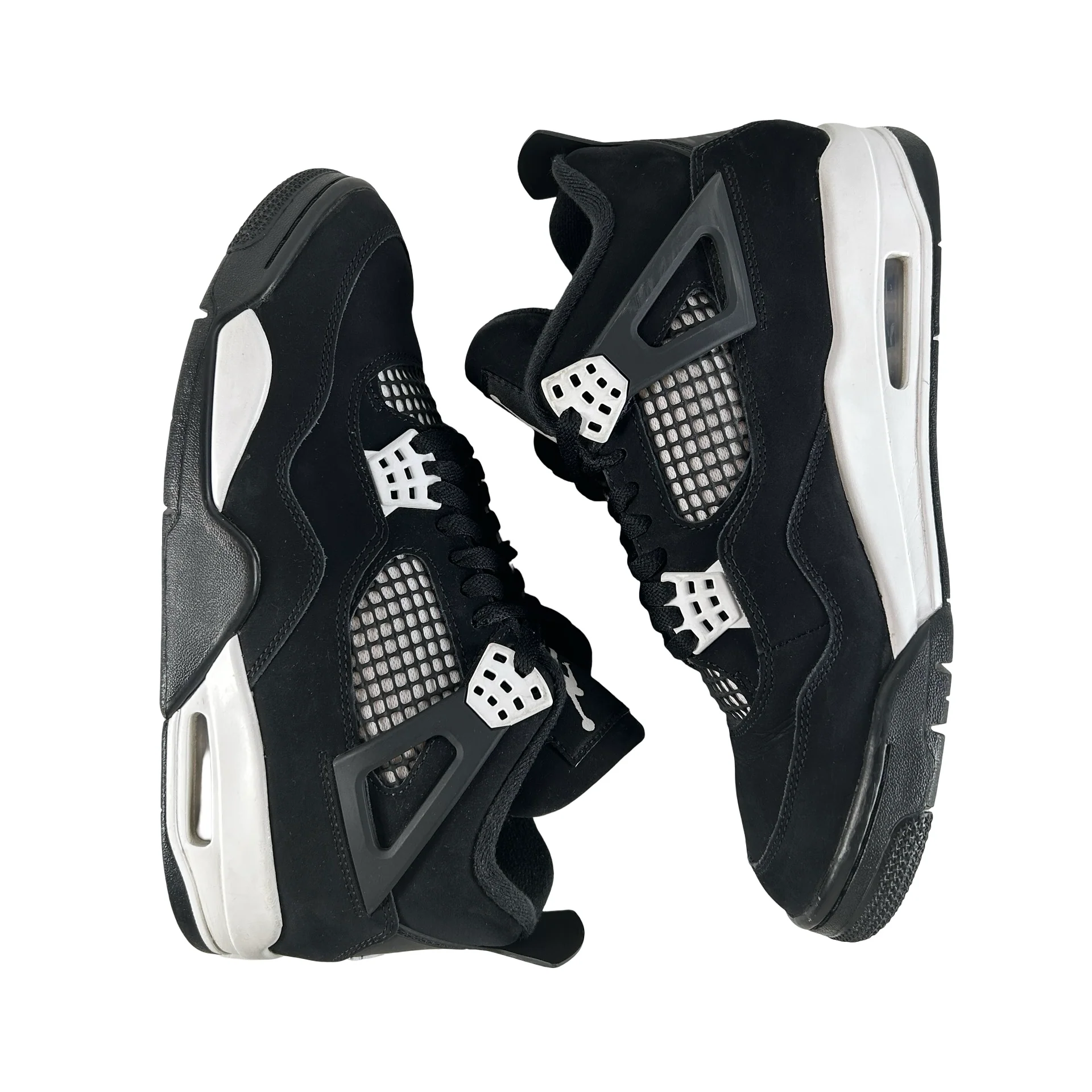 FQ8138 001 Jordan 4 Retro White Thunder [USED] - 9 M (Used6) - Image 4