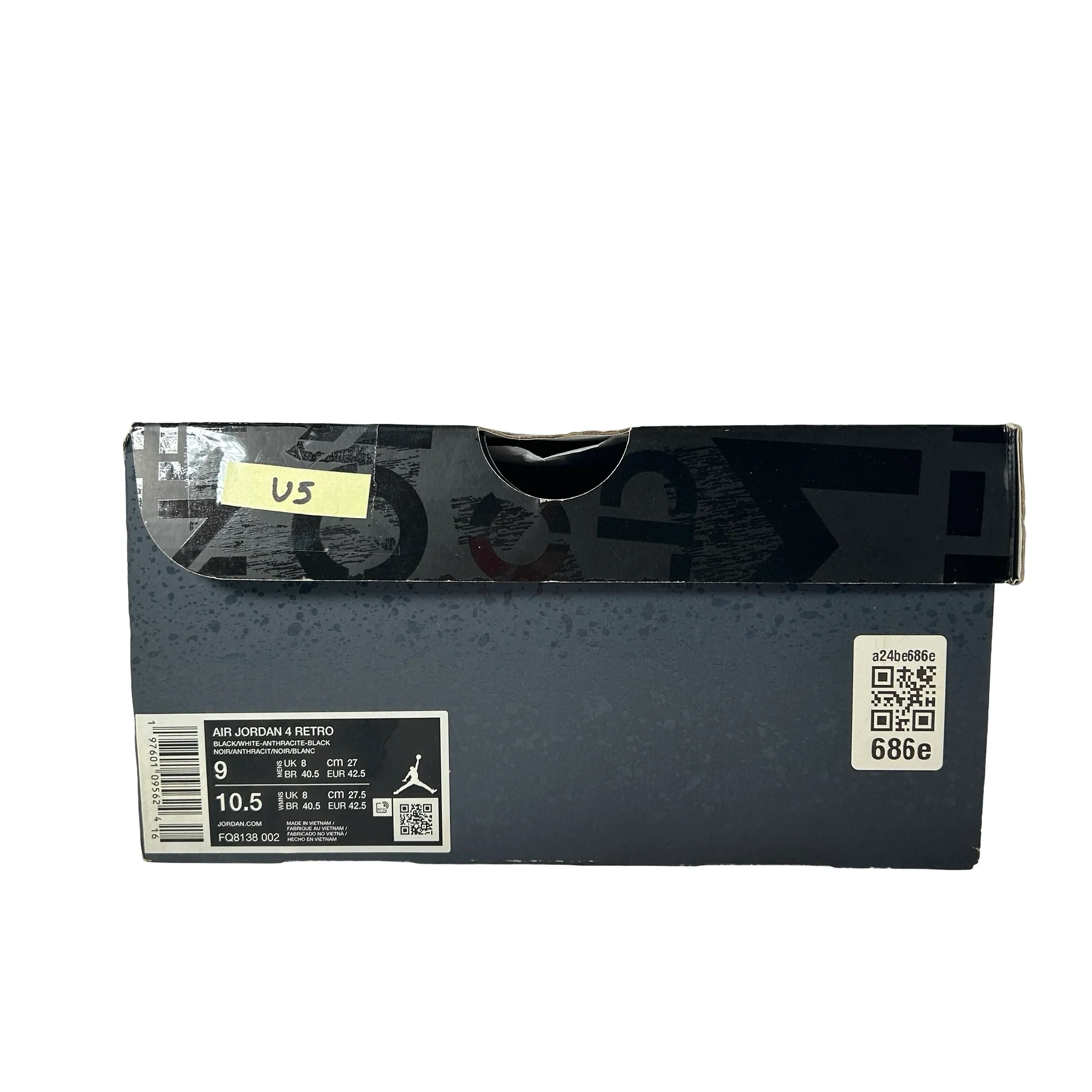 FQ8138 002 Jordan 4 Retro Fear (2024) [USED] - 9 M (Used5) - Image 7