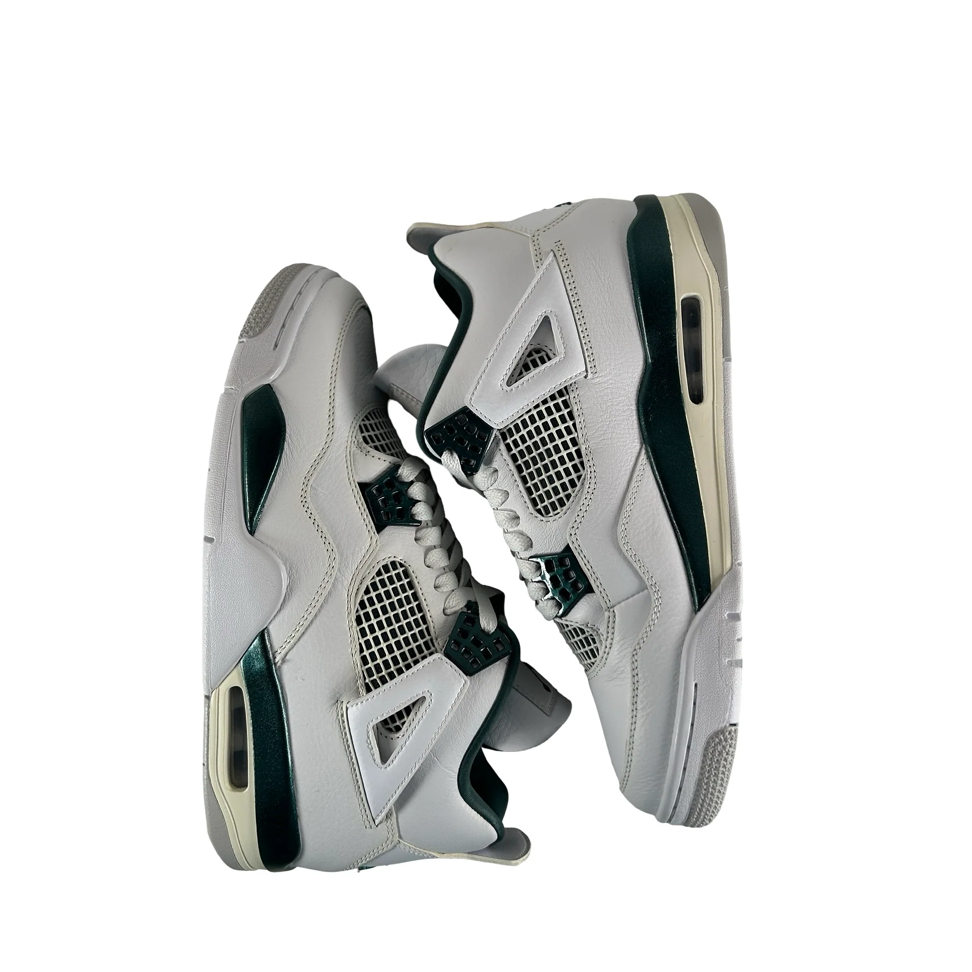 FQ8138 103 Jordan 4 Retro Oxidized Green [CONDITIONAL] - 8 M (Yellowing Along Stitching) - Image 4
