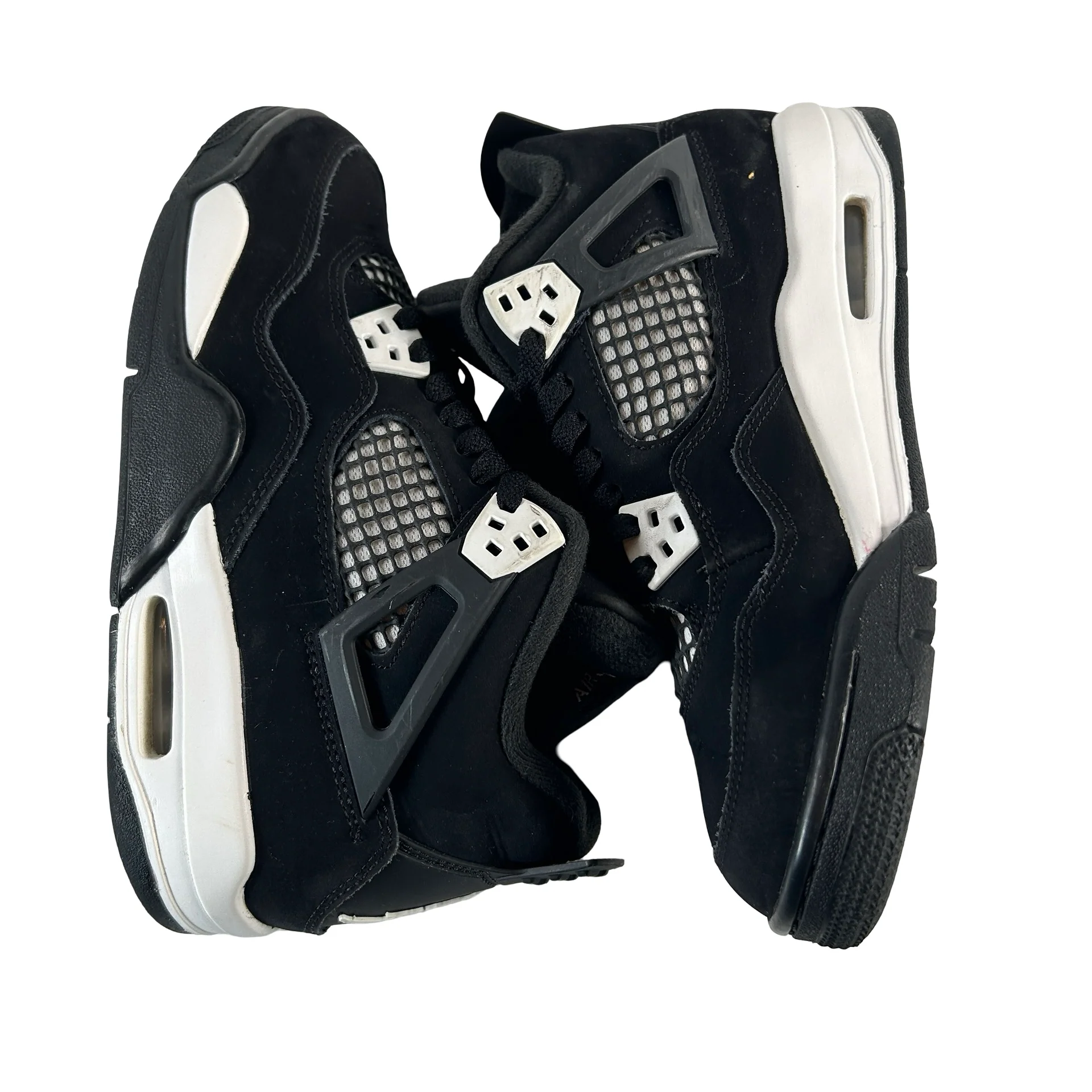 FQ8213 001 Jordan 4 Retro White Thunder (GS) [USED] - 5.5 Y (Used2) - Image 4