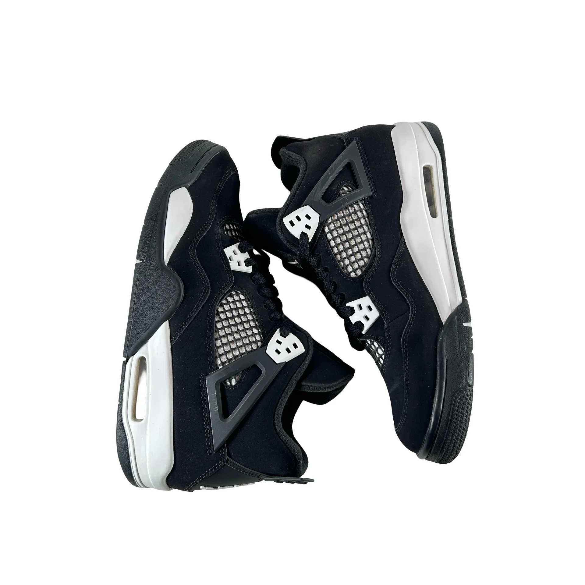 FQ8213 001 Jordan 4 Retro White Thunder (GS) [USED] - 7 Y (Used2) - Image 4