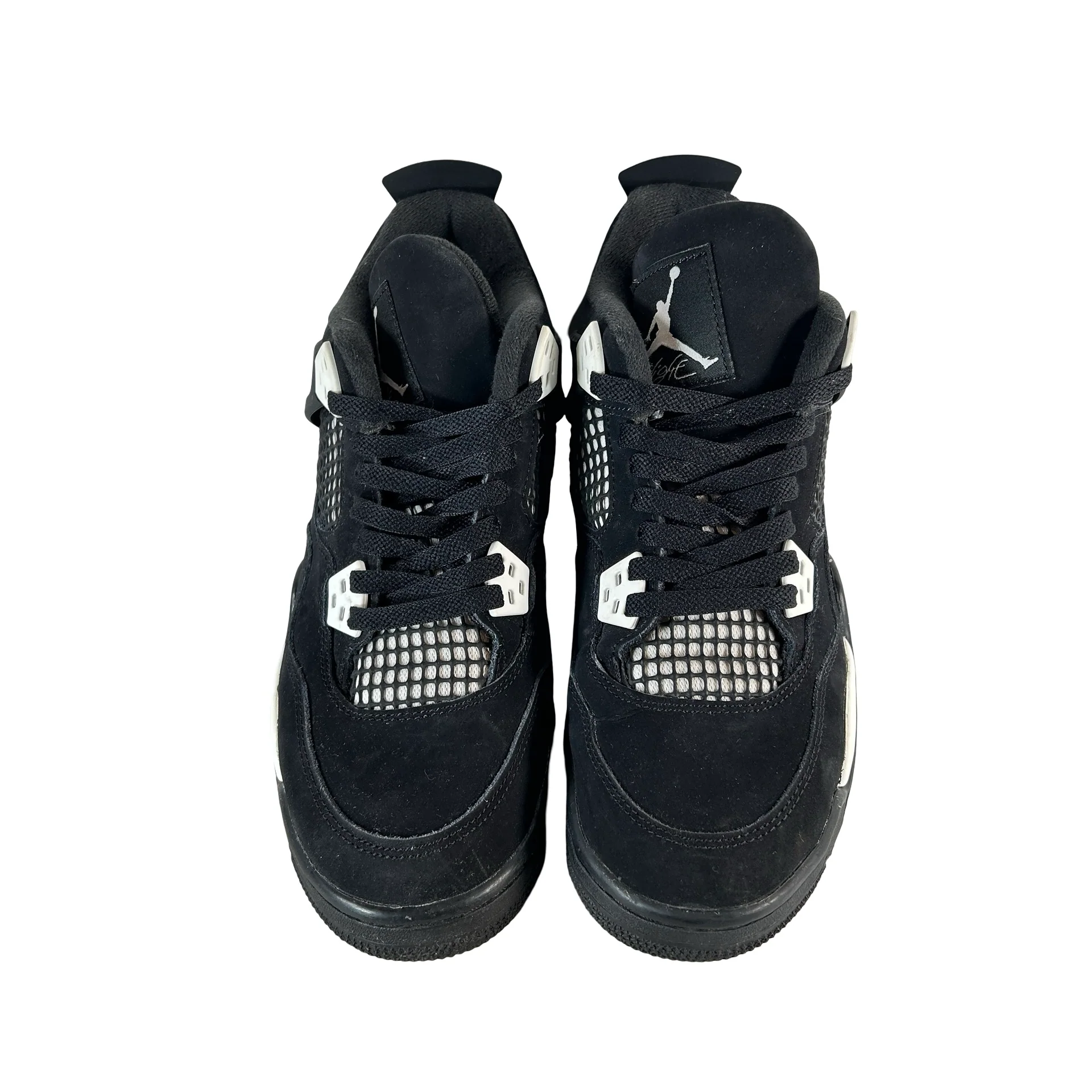 FQ8213 001 Jordan 4 Retro White Thunder (GS) [USED] - 7 Y (Used3) - Image 2