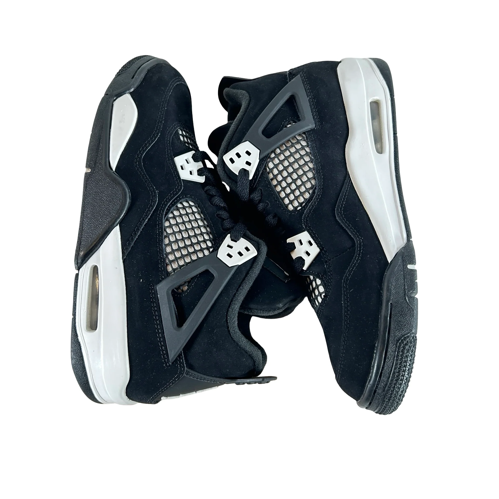 FQ8213 001 Jordan 4 Retro White Thunder (GS) [USED] - 7 Y (Used5) - Image 4