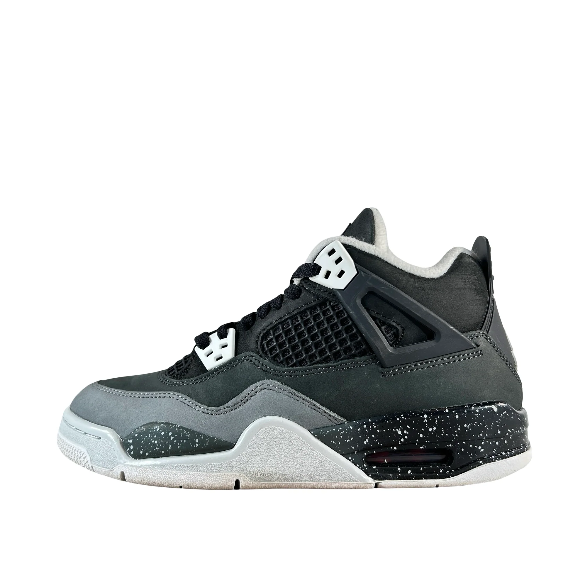 FQ8213 002 Jordan 4 Retro Fear (2024) (GS) [USED] - 7 Y (Used2)