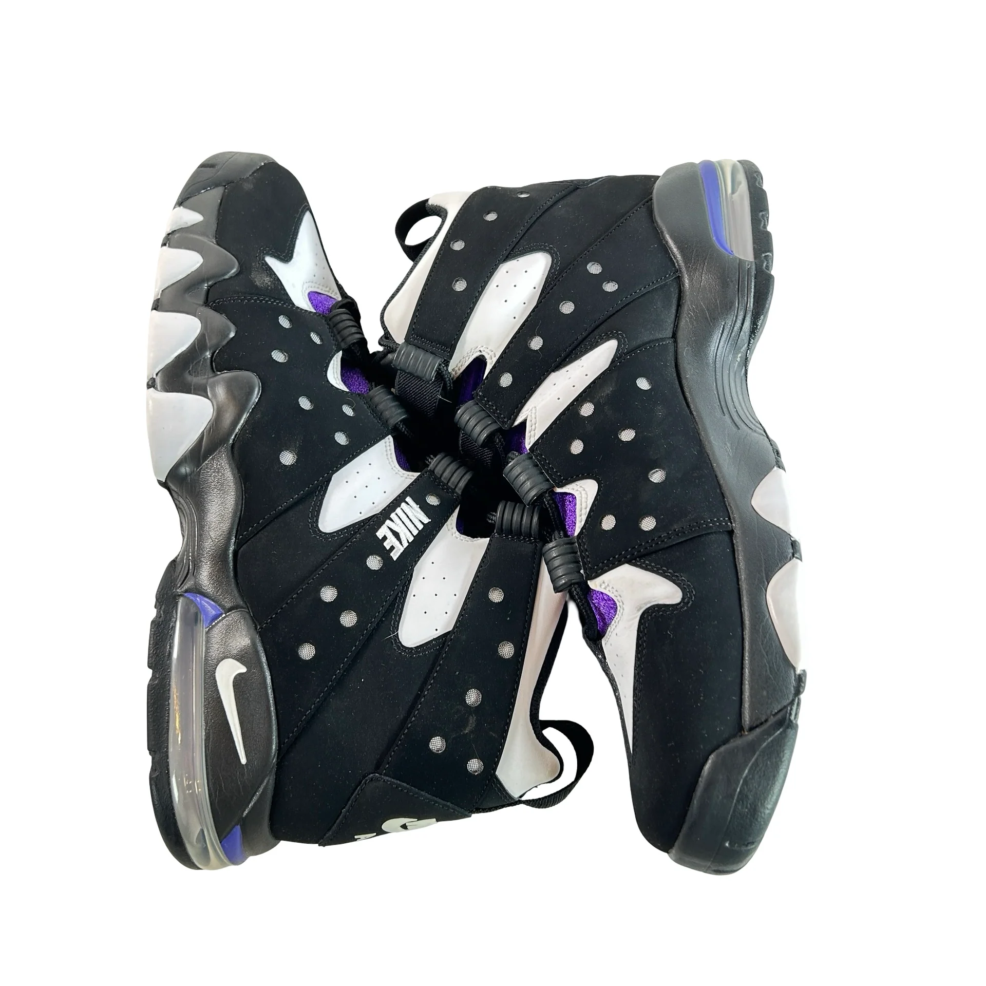 FQ8233 001 Nike Air Max 2 CB '94 OG Black White Purple [USED] - 13 M (Used) (No Box) - Image 4