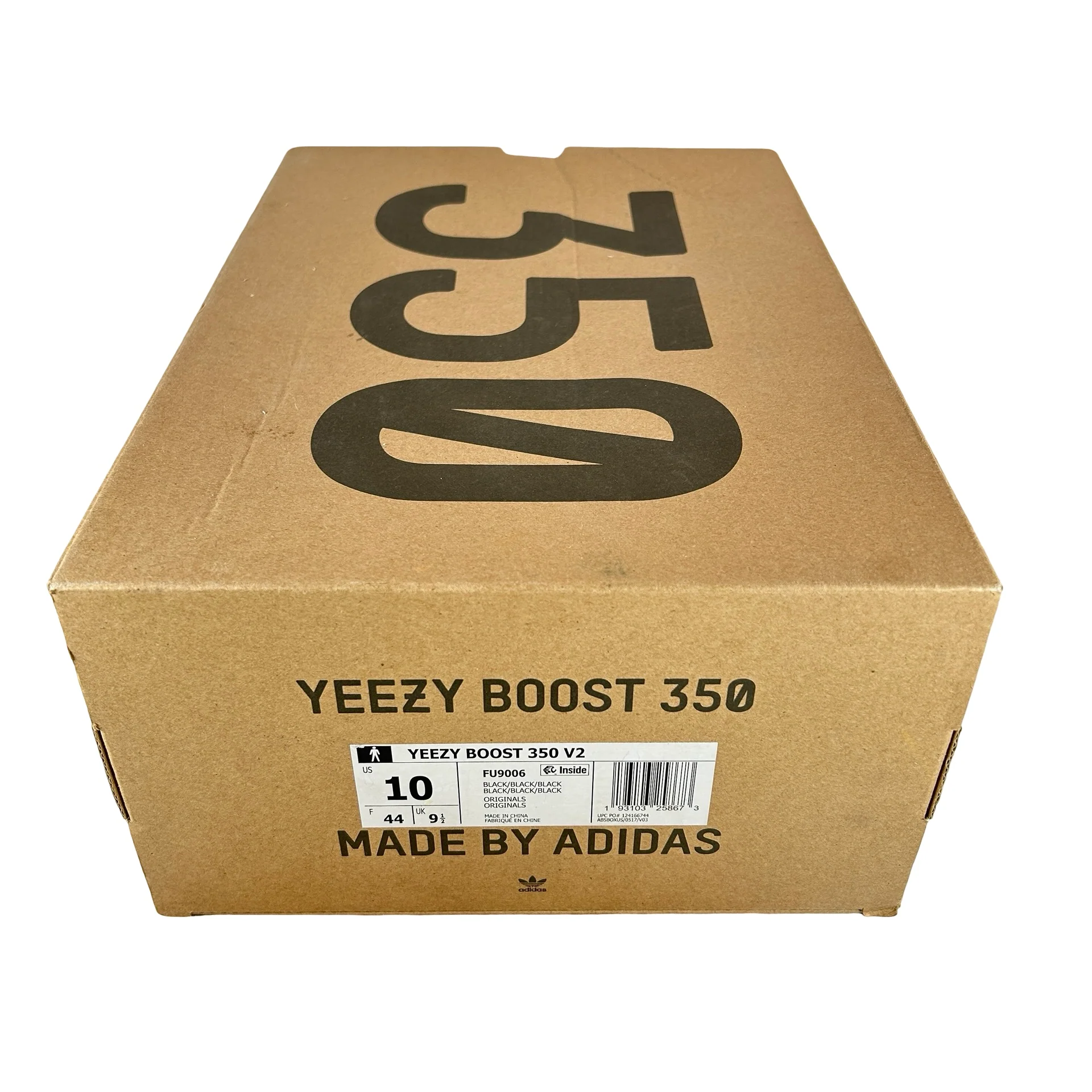FU9006 adidas Yeezy Boost 350 V2 Black (Non-Reflective) [USED] - 10 M (Used) - Image 7