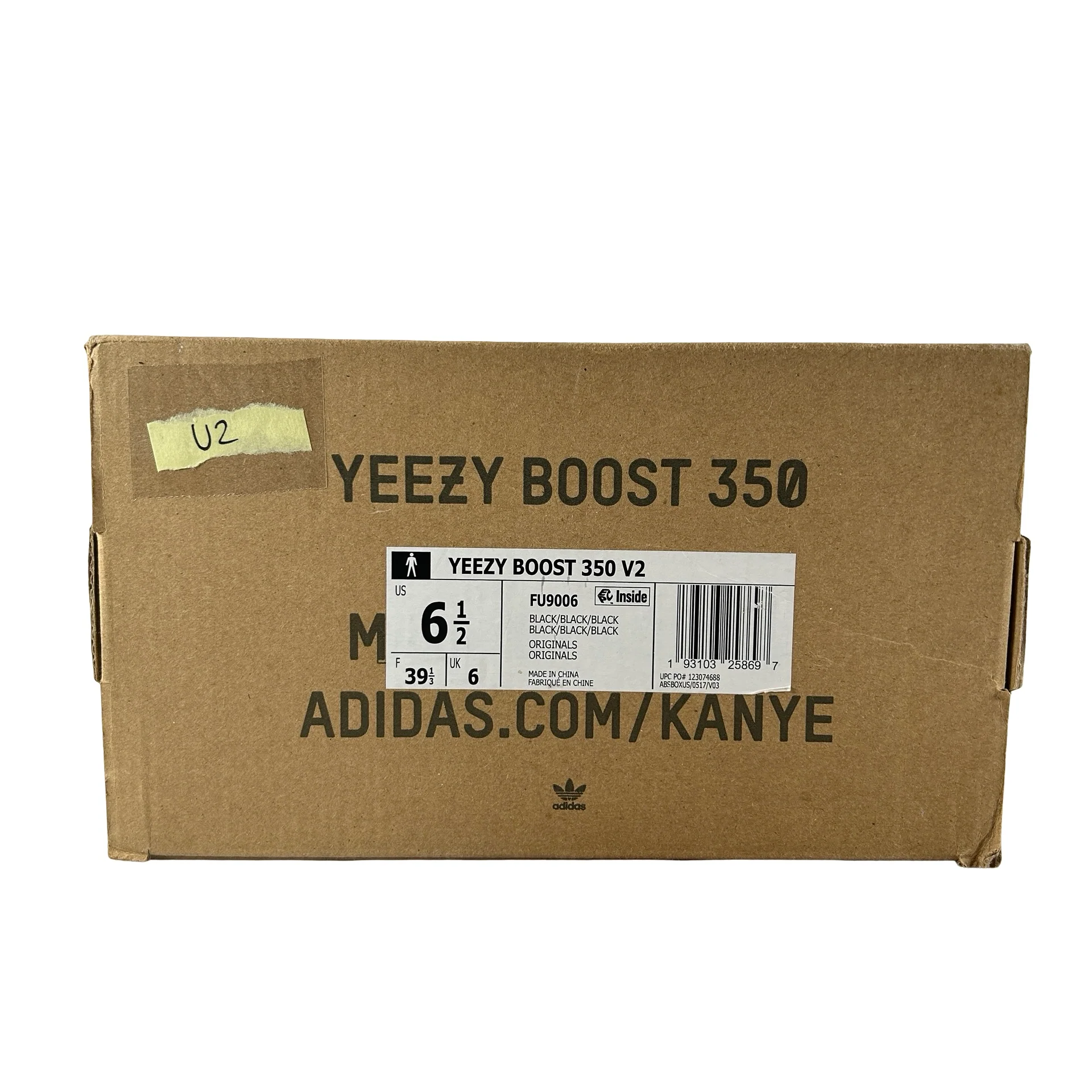 FU9006 adidas Yeezy Boost 350 V2 Black (Non-Reflective) [USED] - 6.5 M (Used2) - Image 7