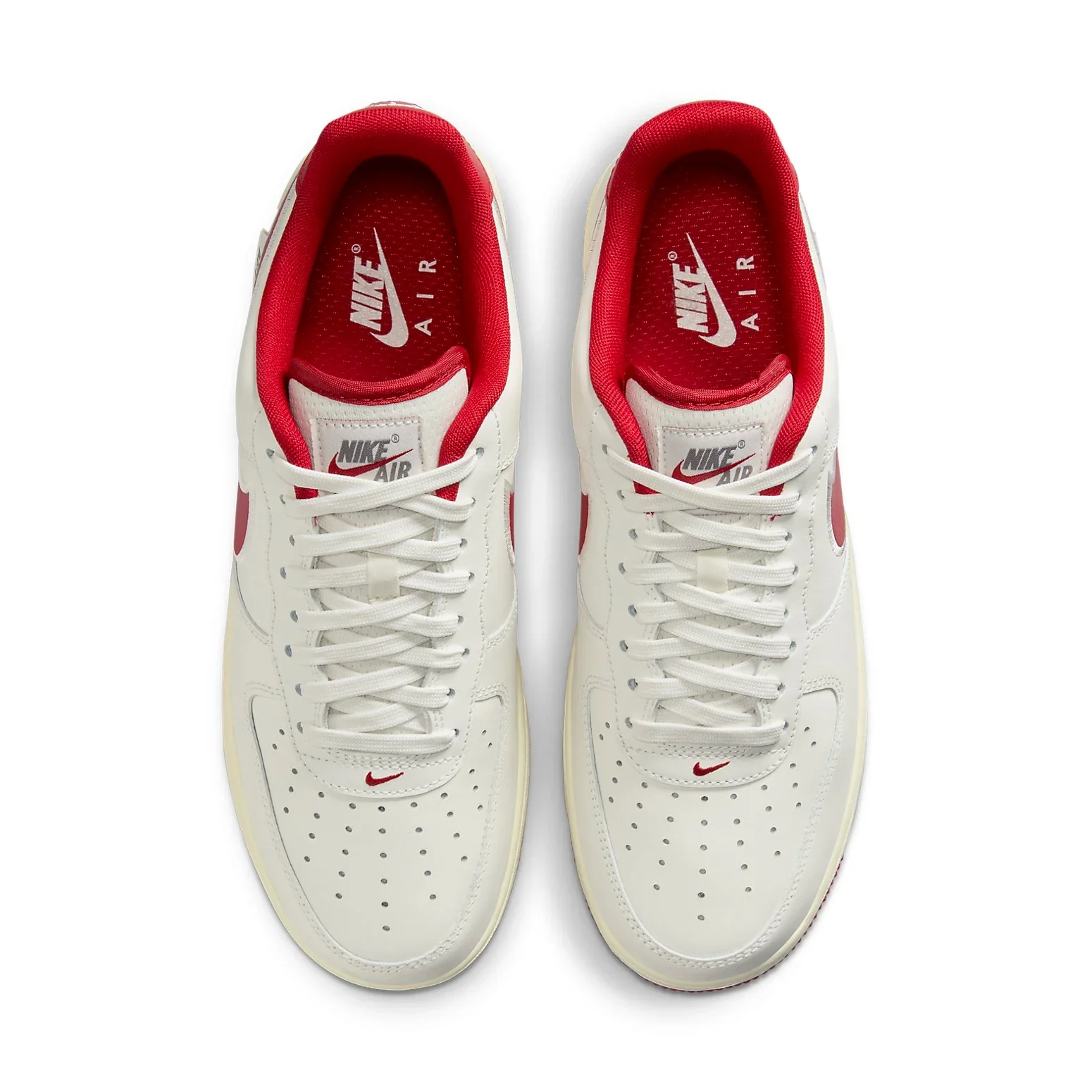 FV0392 101 Nike Air Force 1 Low '07 Sail Gym Red - Image 3