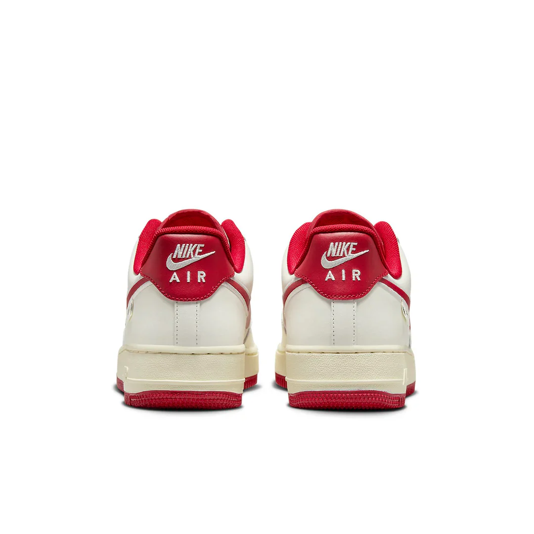 FV0392 101 Nike Air Force 1 Low '07 Sail Gym Red - Image 4