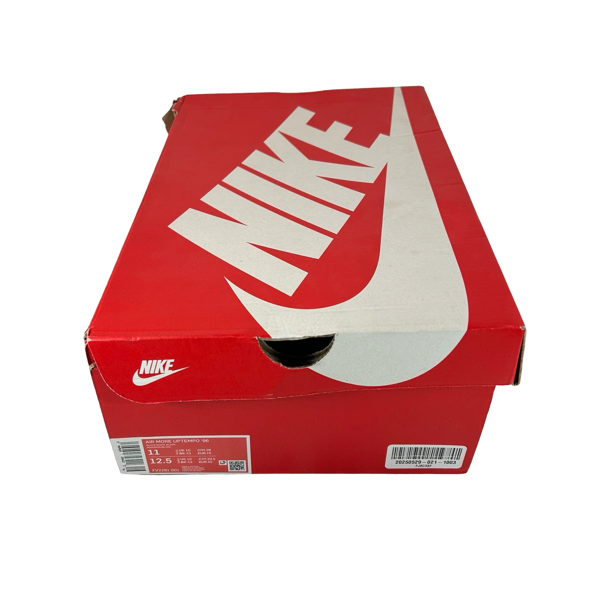 FV2291 001 Nike Air More Uptempo 96 Black White (2023) [USED] - 11 M (Used) - Image 7