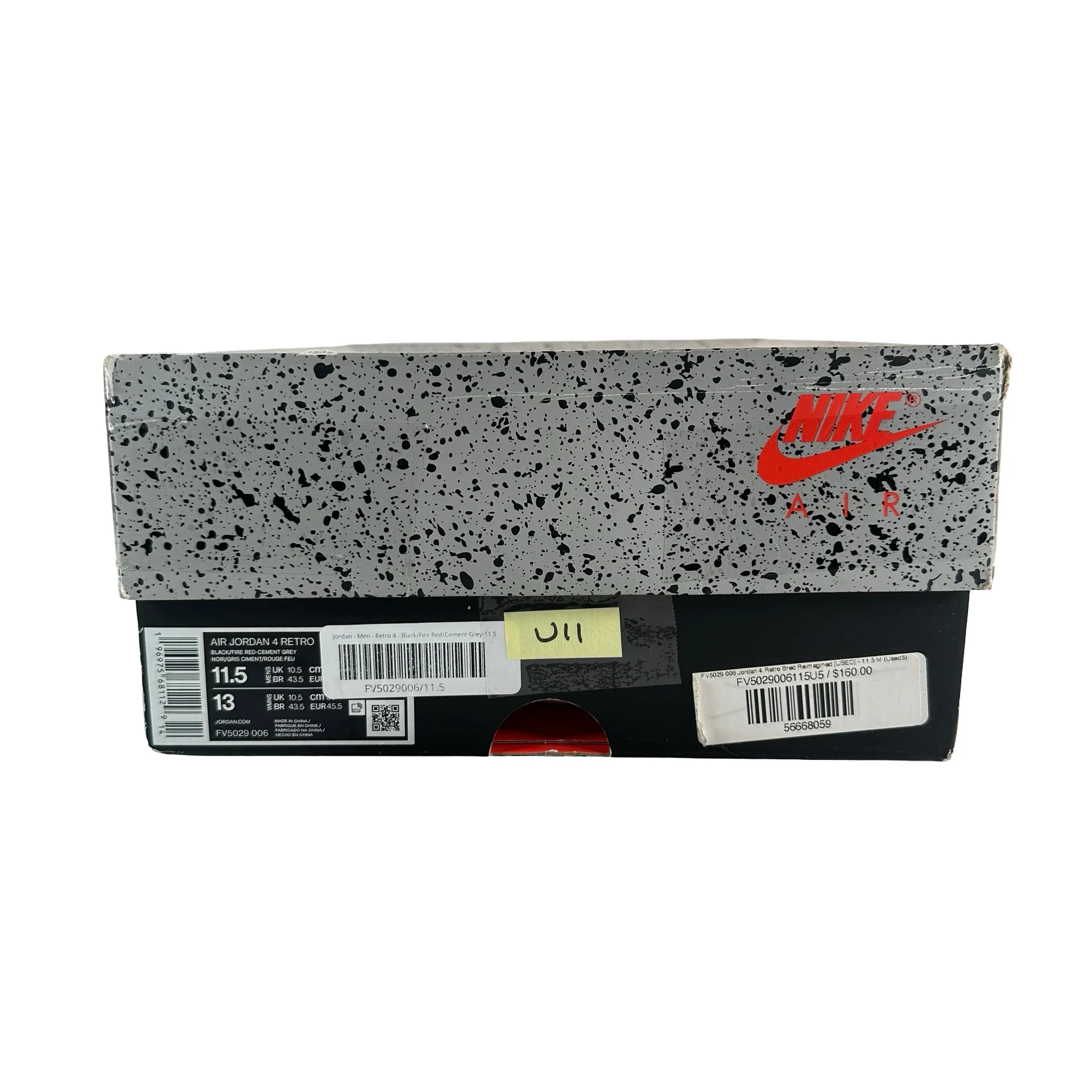 FV5029 006 Jordan 4 Retro Bred Reimagined [USED] - 11.5 M (Used11) - Image 7