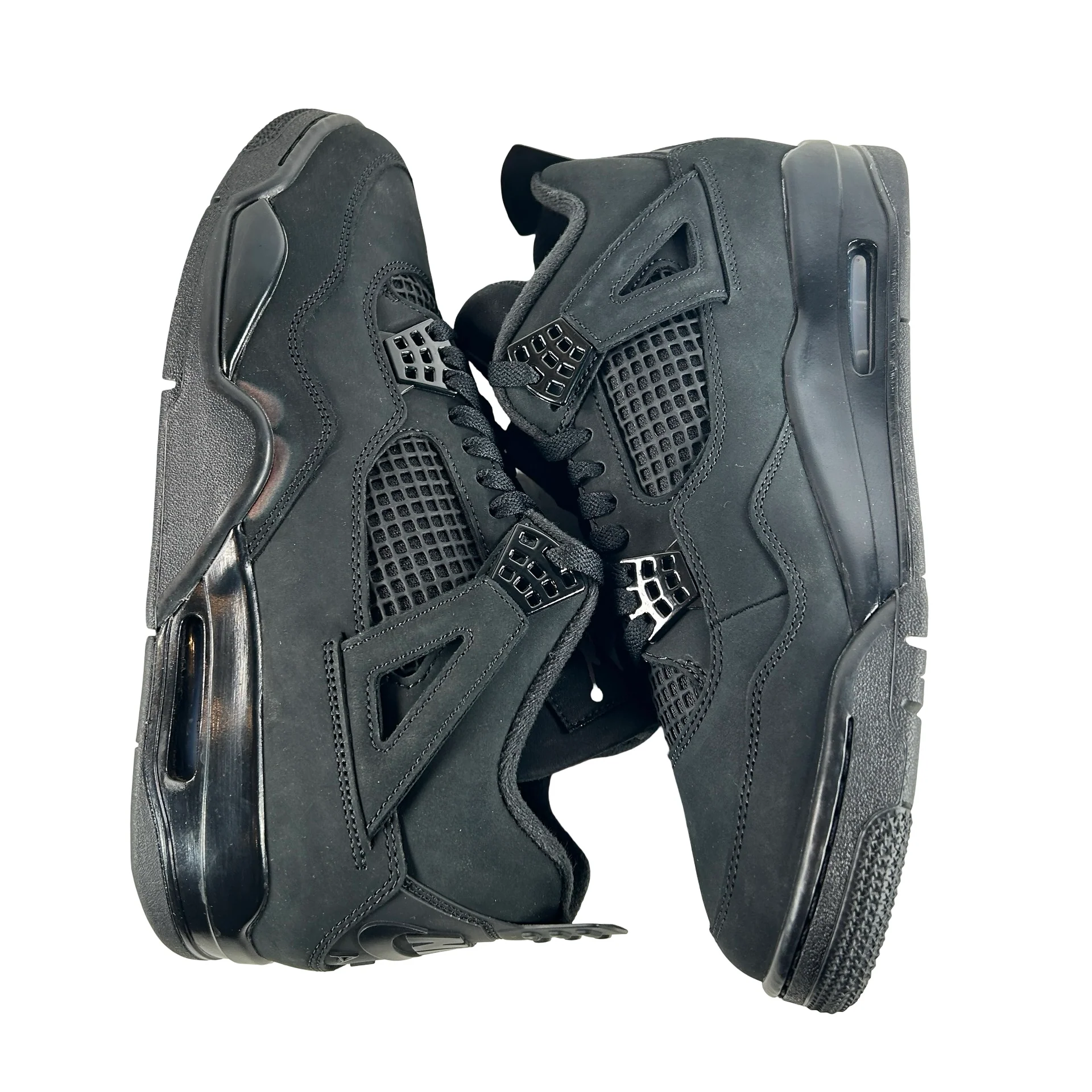 FV5029 010 Jordan 4 Retro Black Cat (2025) [USED] - 11 M (Used) (Stain on left outsole) - Image 4