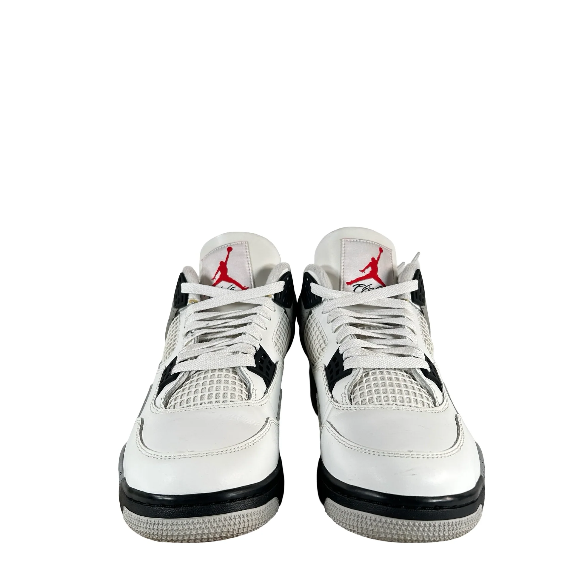 FV5029 100 Jordan 4 Retro White Cement (2025) [USED] - 10.5 M (Used) (No Box) - Image 2