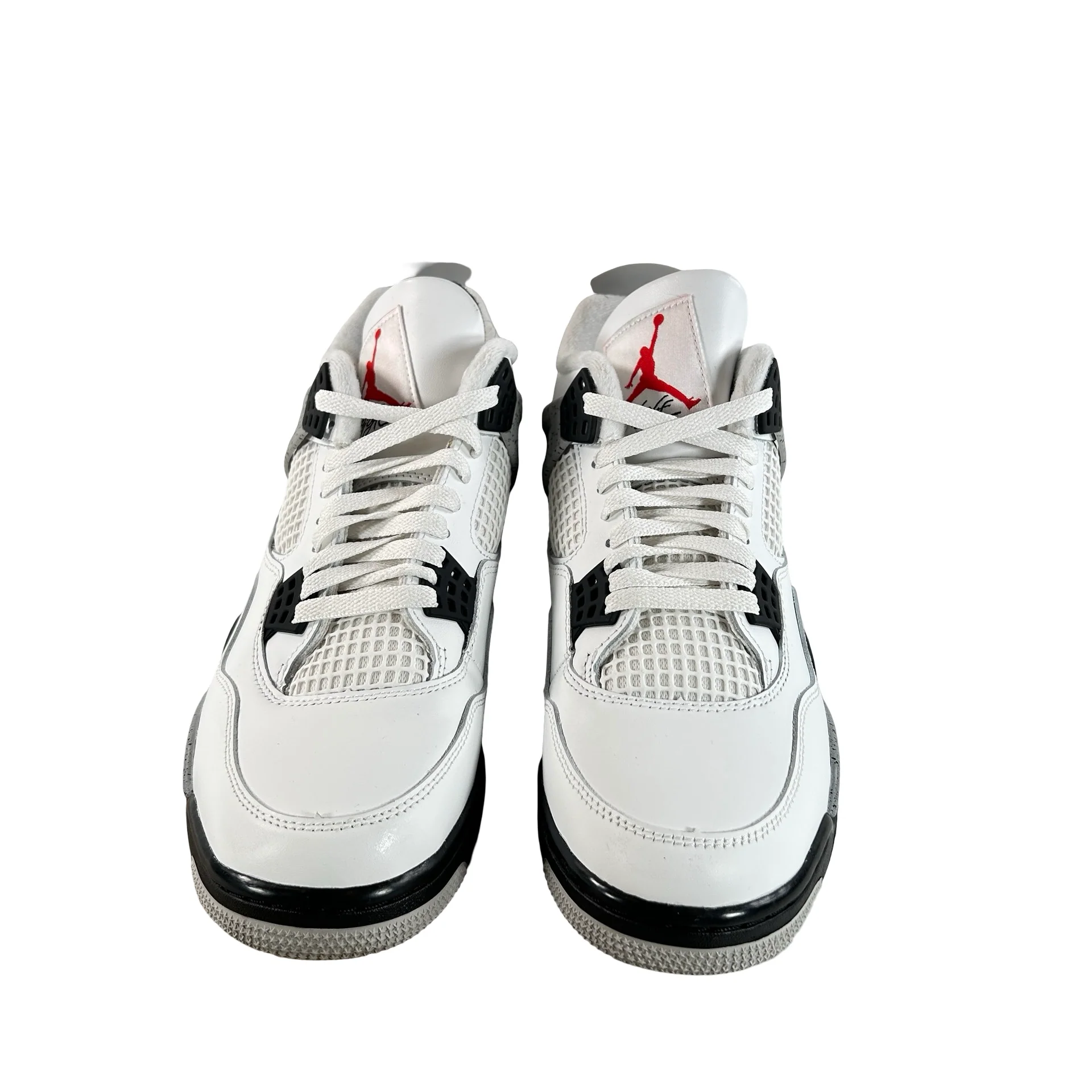 FV5029 100 Jordan 4 Retro White Cement (2025) [USED] - 10.5 M (Used2) (No Box2) - Image 2