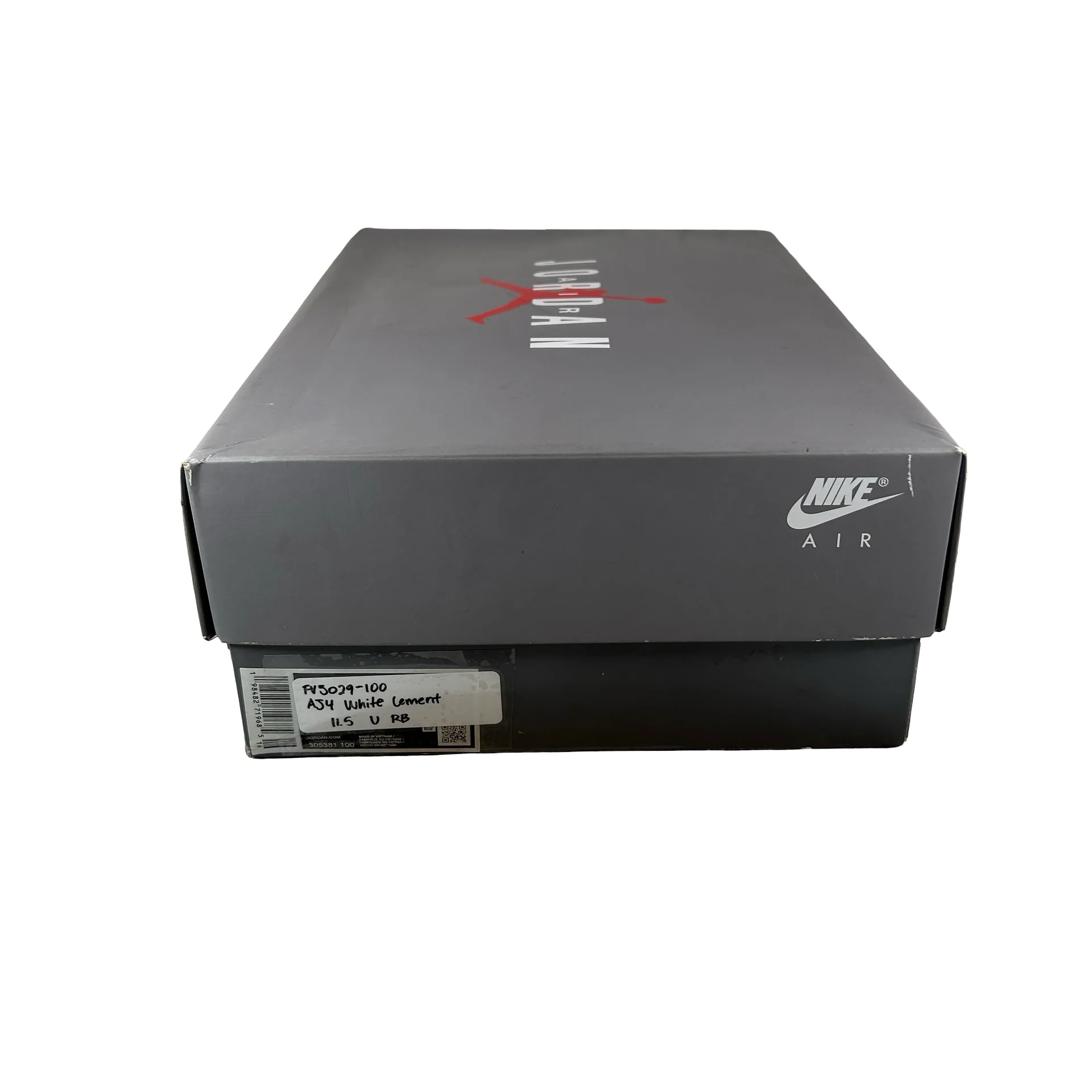 FV5029 100 Jordan 4 Retro White Cement (2025) [USED] - 11.5 M (Used) (Replace Box) - Image 7