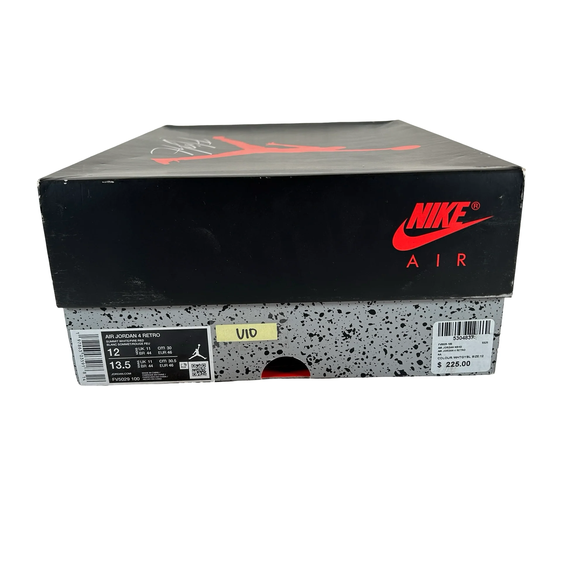 FV5029 100 Jordan 4 Retro White Cement (2025) [USED] - 12 M (Used10) - Image 7