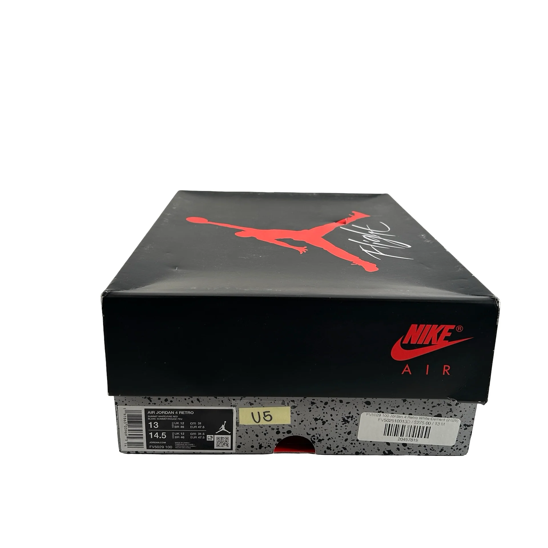 FV5029 100 Jordan 4 Retro White Cement (2025) [USED] - 13 M (Used5) - Image 7