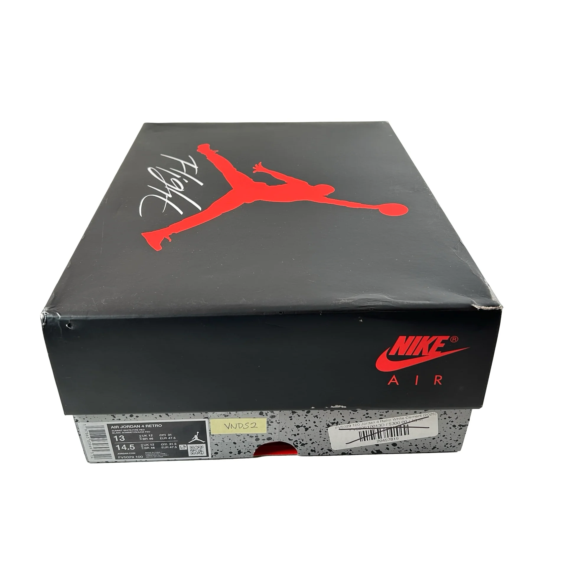 FV5029 100 Jordan 4 Retro White Cement (2025) [USED] - 13 M (VNDS2) - Image 7