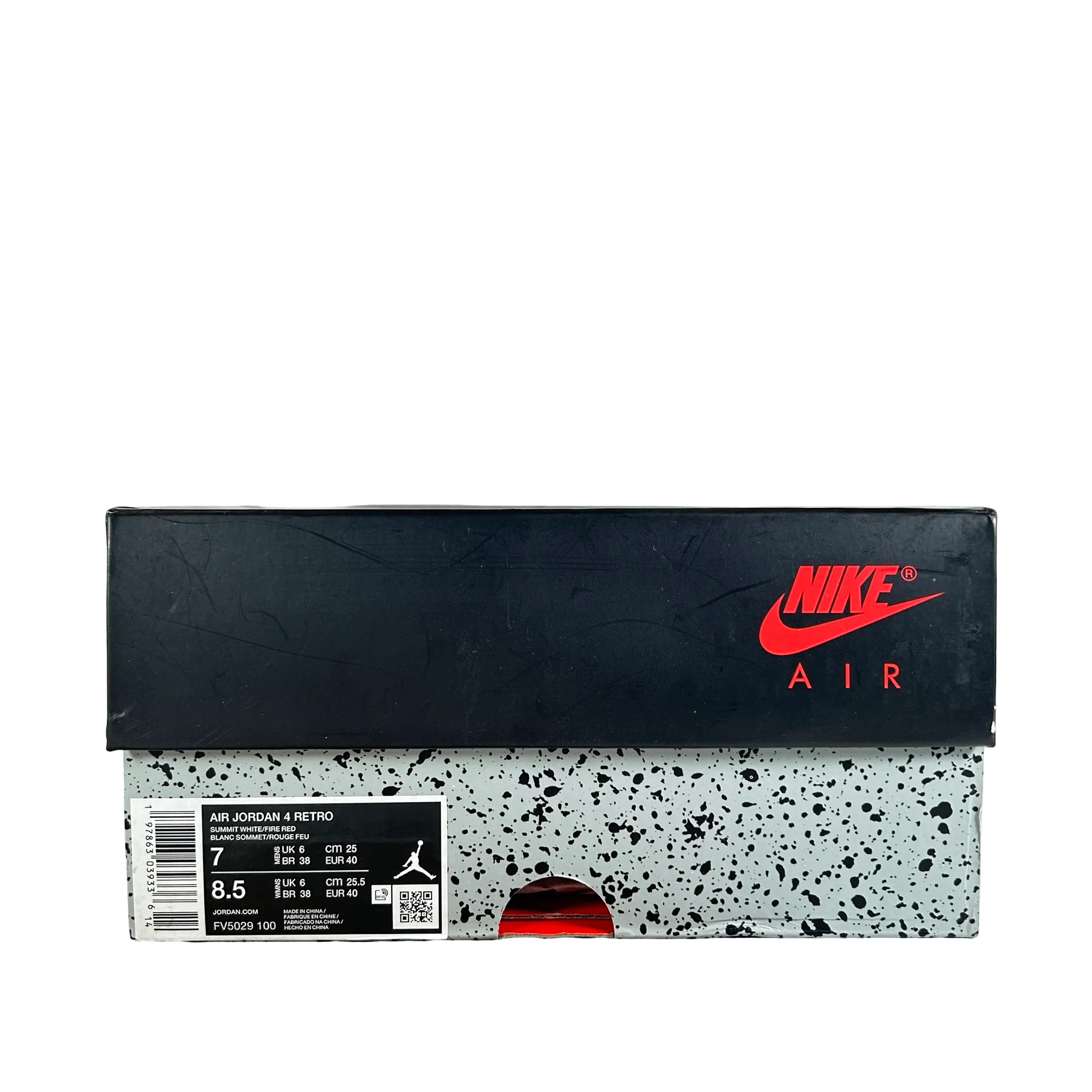 FV5029 100 Jordan 4 Retro White Cement (2025) [USED] - 7 M (Used) - Image 7