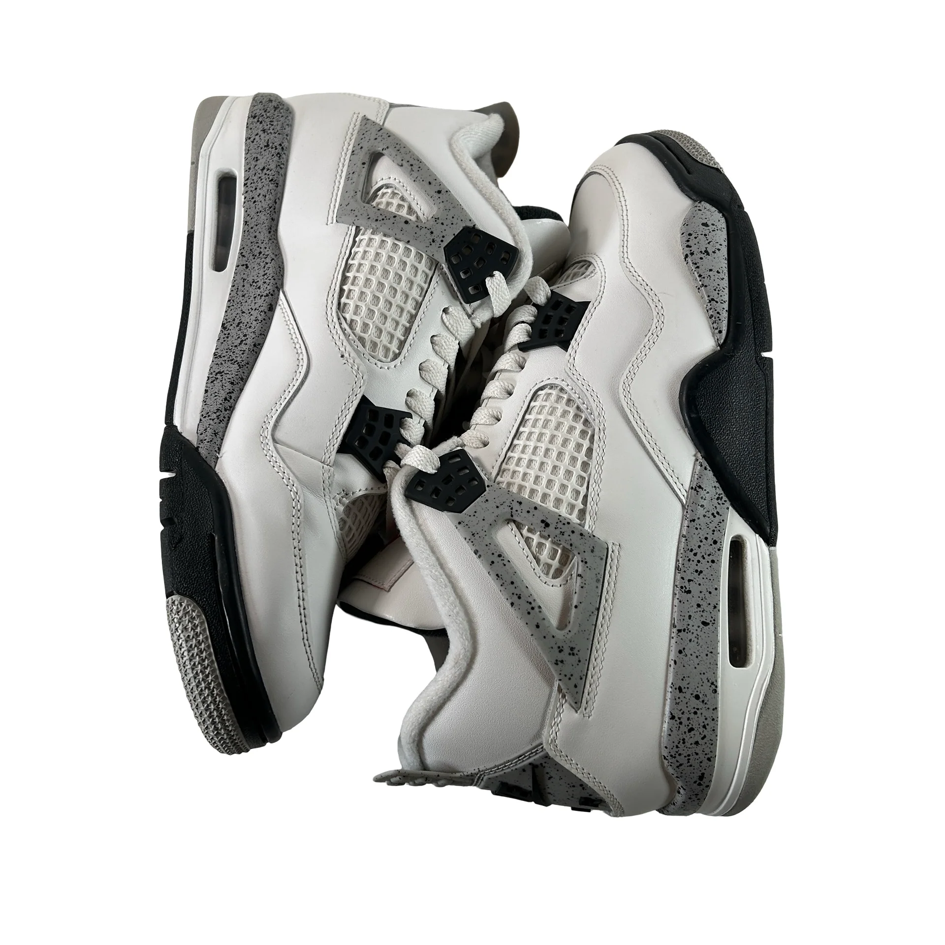 FV5029 100 Jordan 4 Retro White Cement (2025) [USED] - 8.5 M (Used) (No Box) - Image 5