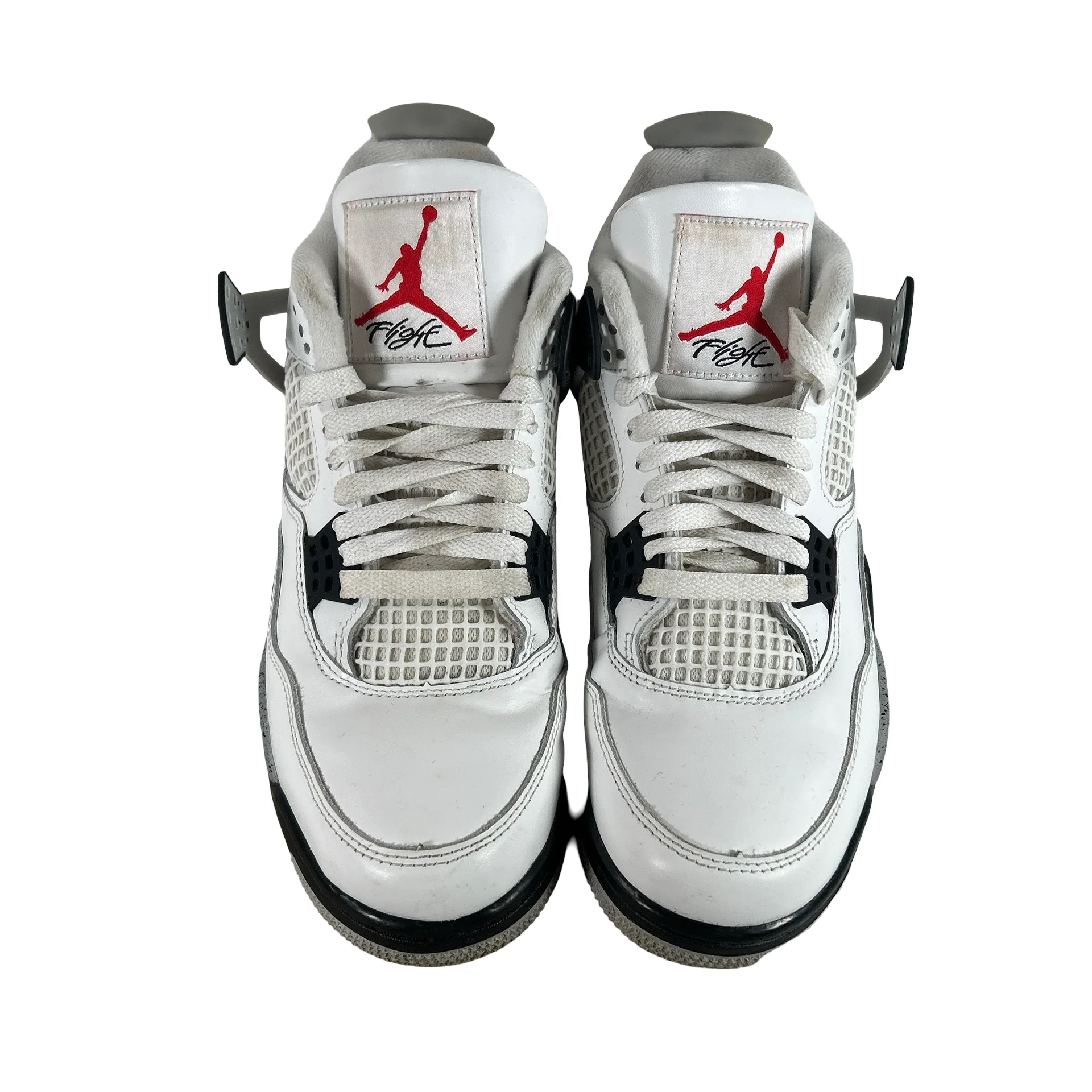 FV5029 100 Jordan 4 Retro White Cement (2025) [USED] - 8 M (Used) (No Box) - Image 2