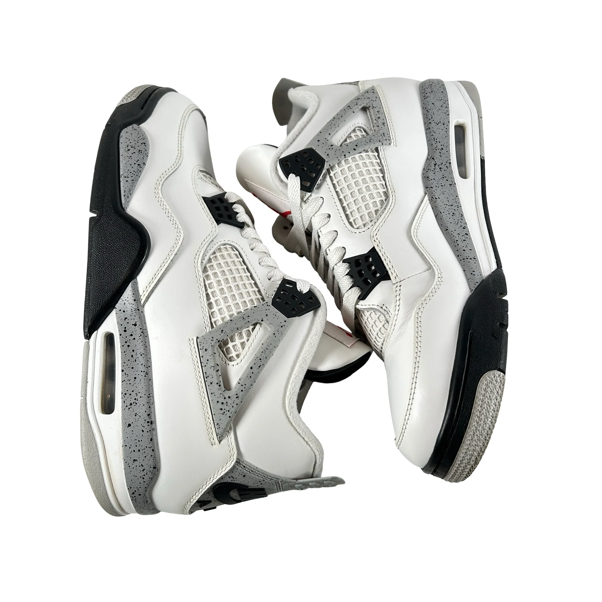FV5029 100 Jordan 4 Retro White Cement (2025) [USED] - 9.5 M (Used9) - Image 4