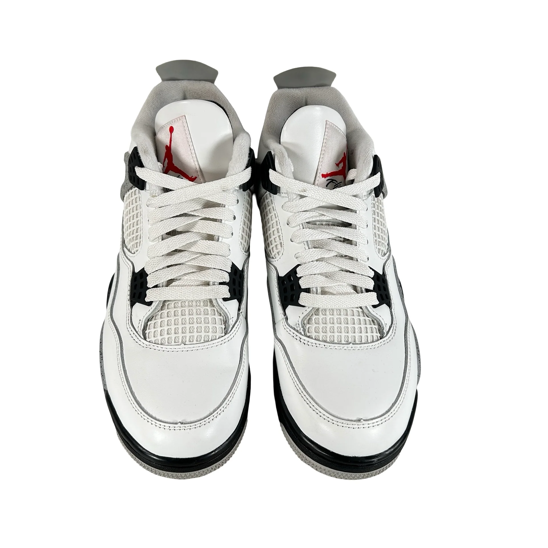 FV5029 100 Jordan 4 Retro White Cement (2025) [USED] - 9 M (Used) (No Box) - Image 2