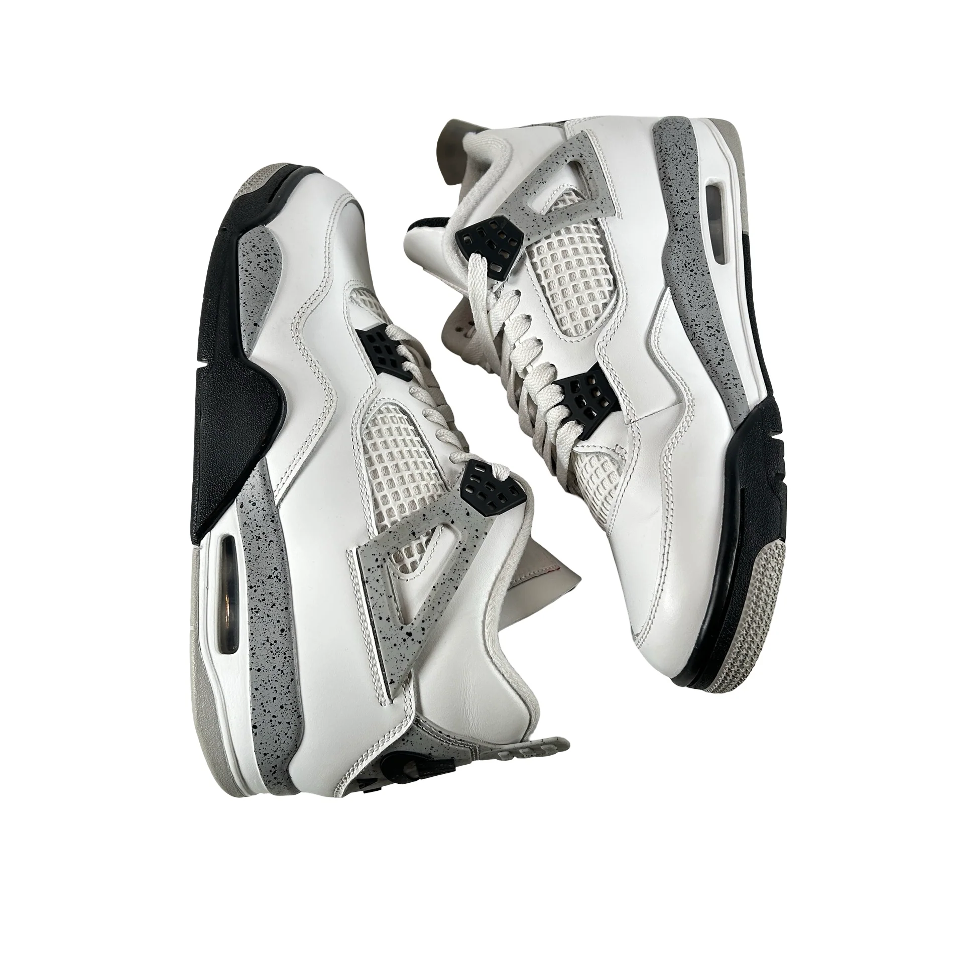 FV5029 100 Jordan 4 Retro White Cement (2025) [USED] - 9 M (Used) (No Box) - Image 4