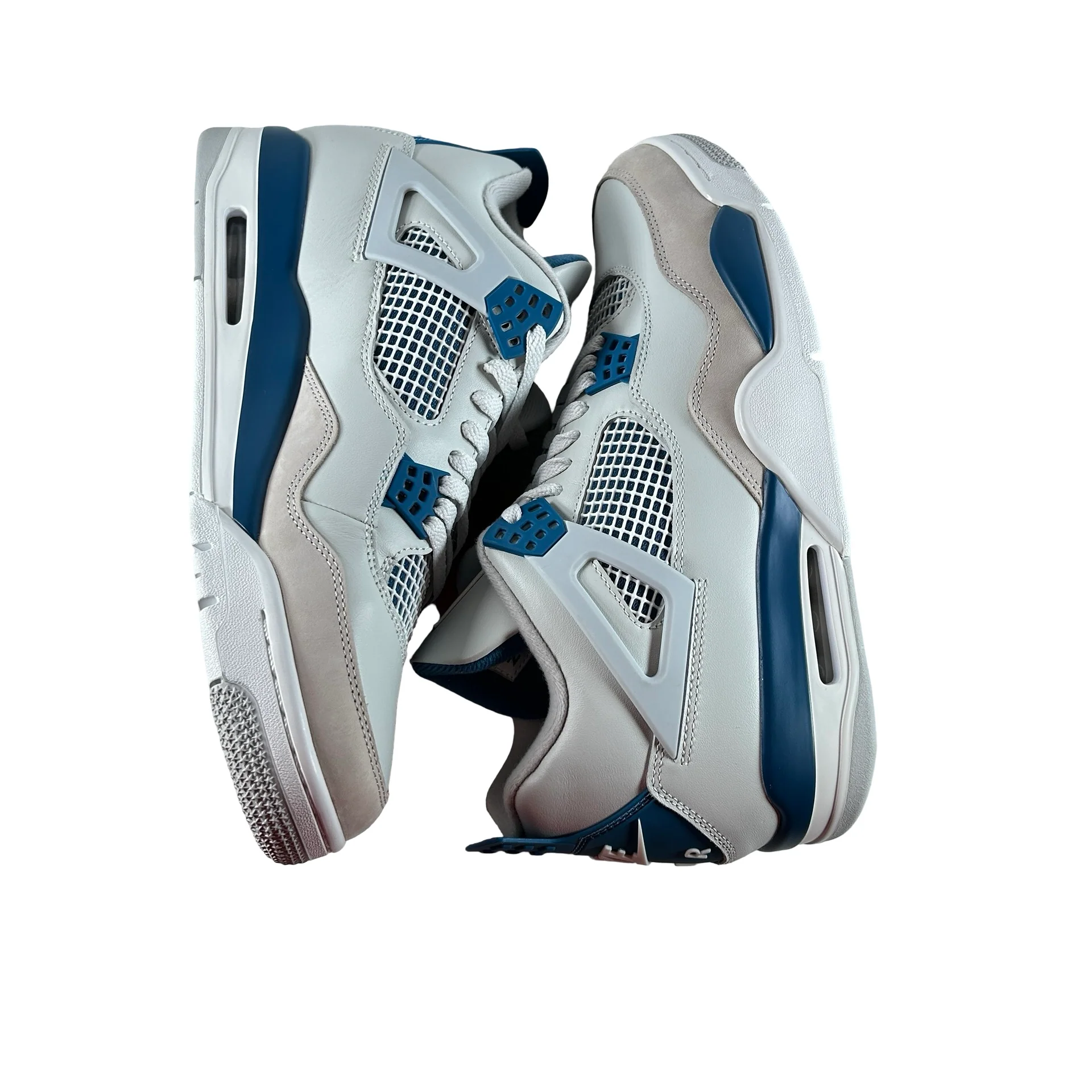 FV5029 141 Jordan 4 Retro Military Blue (2024) [CONDITIONAL] - 12 M (Slight Yellowing On Front Panel) - Image 5