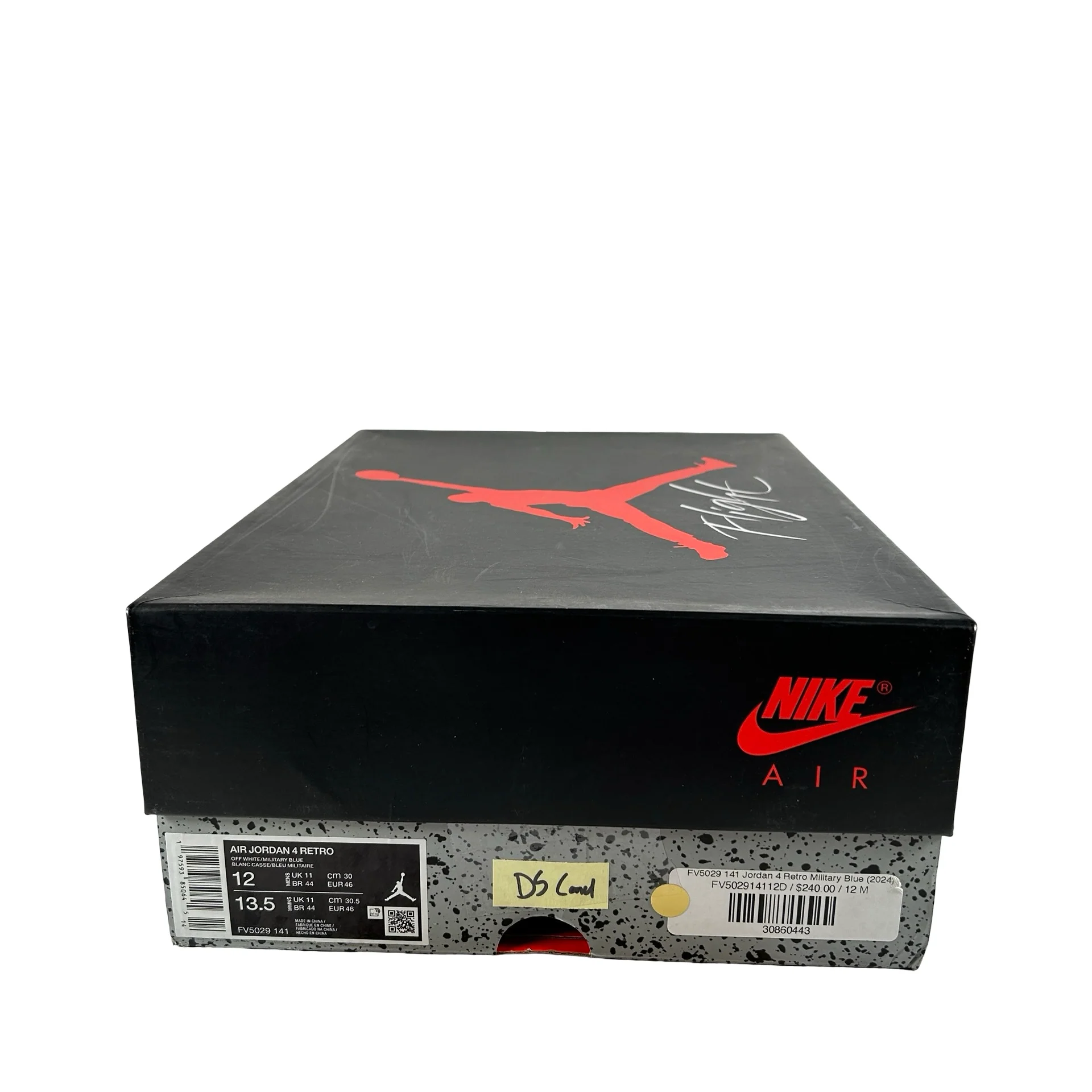 FV5029 141 Jordan 4 Retro Military Blue (2024) [CONDITIONAL] - 12 M (Slight Yellowing On Front Panel) - Image 7