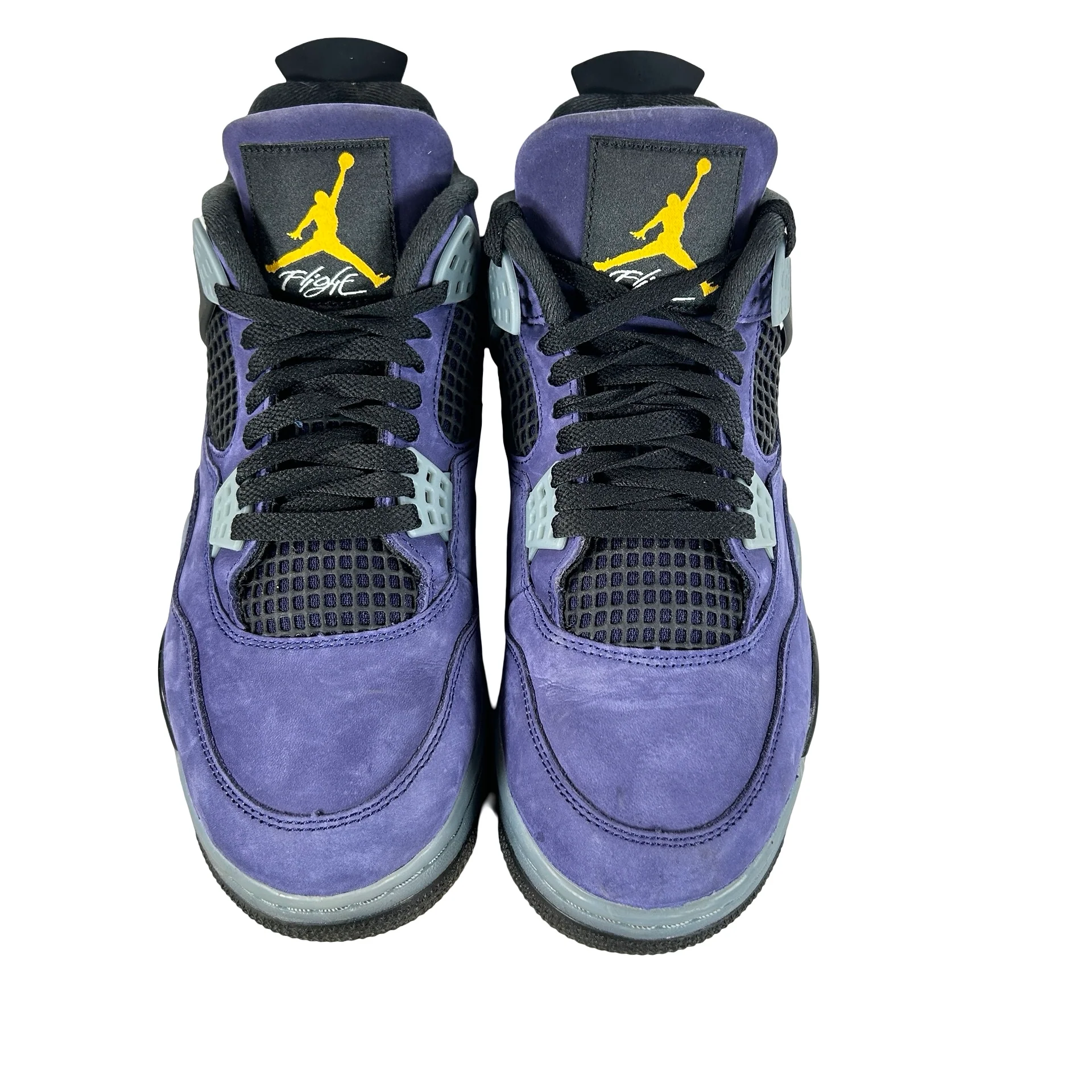 FV5029 500 Jordan 4 Retro Lakers [USED] - 9.5 M (Used) - Image 2