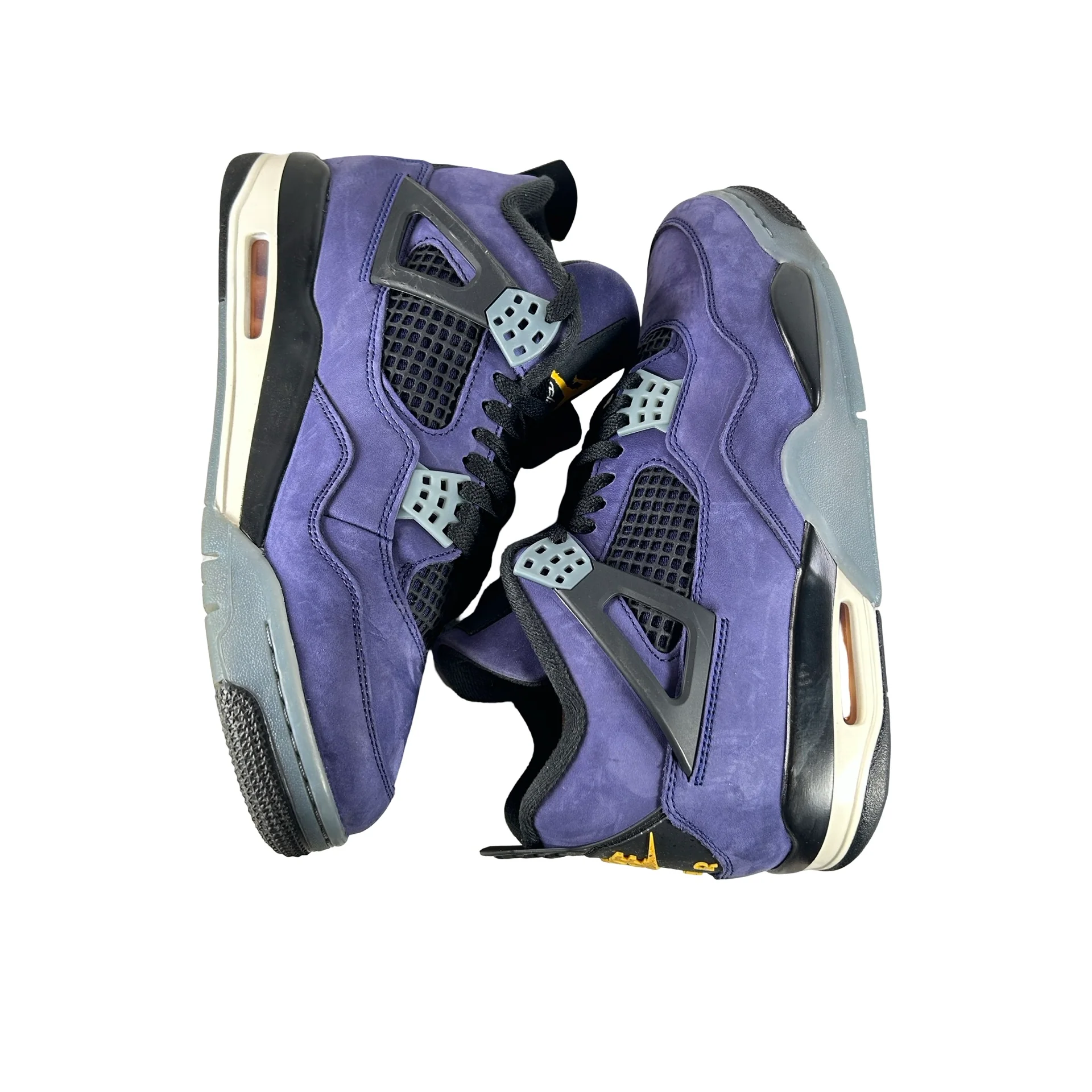 FV5029 500 Jordan 4 Retro Lakers [USED] - 9.5 M (Used) - Image 5