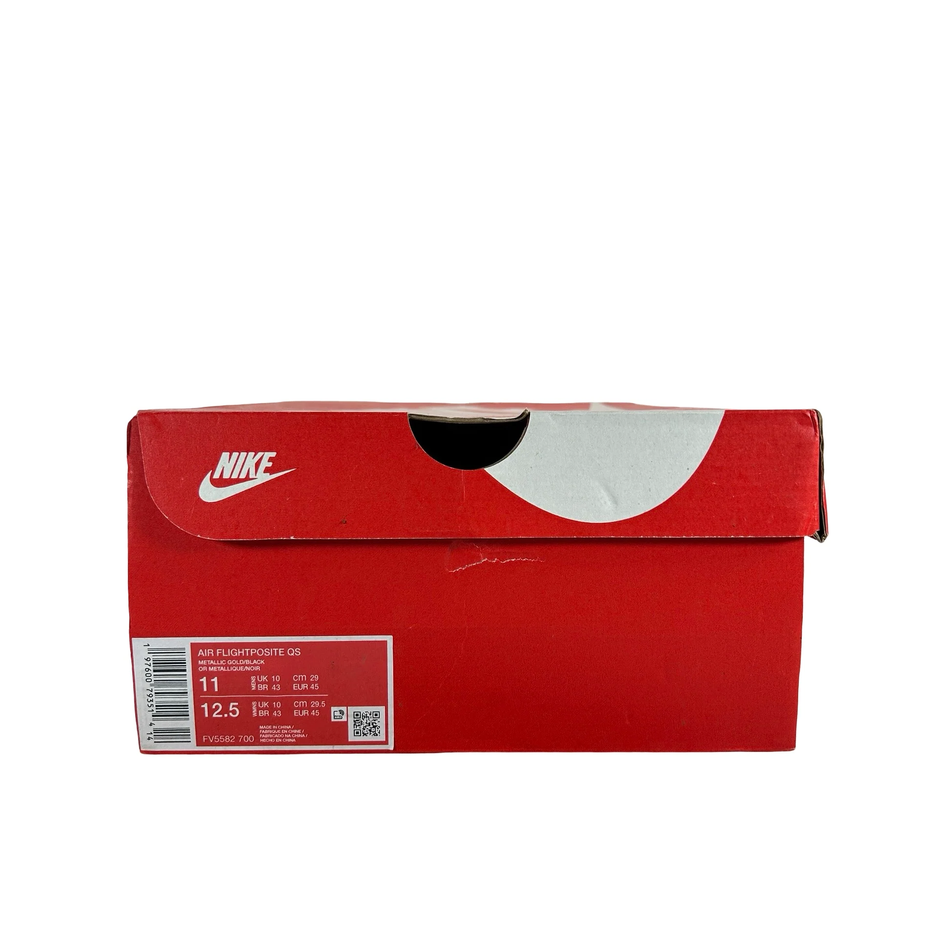 FV5582 700 Nike Air Flightposite Metallic Gold (2024) [USED] - 11 M (Used) - Image 7