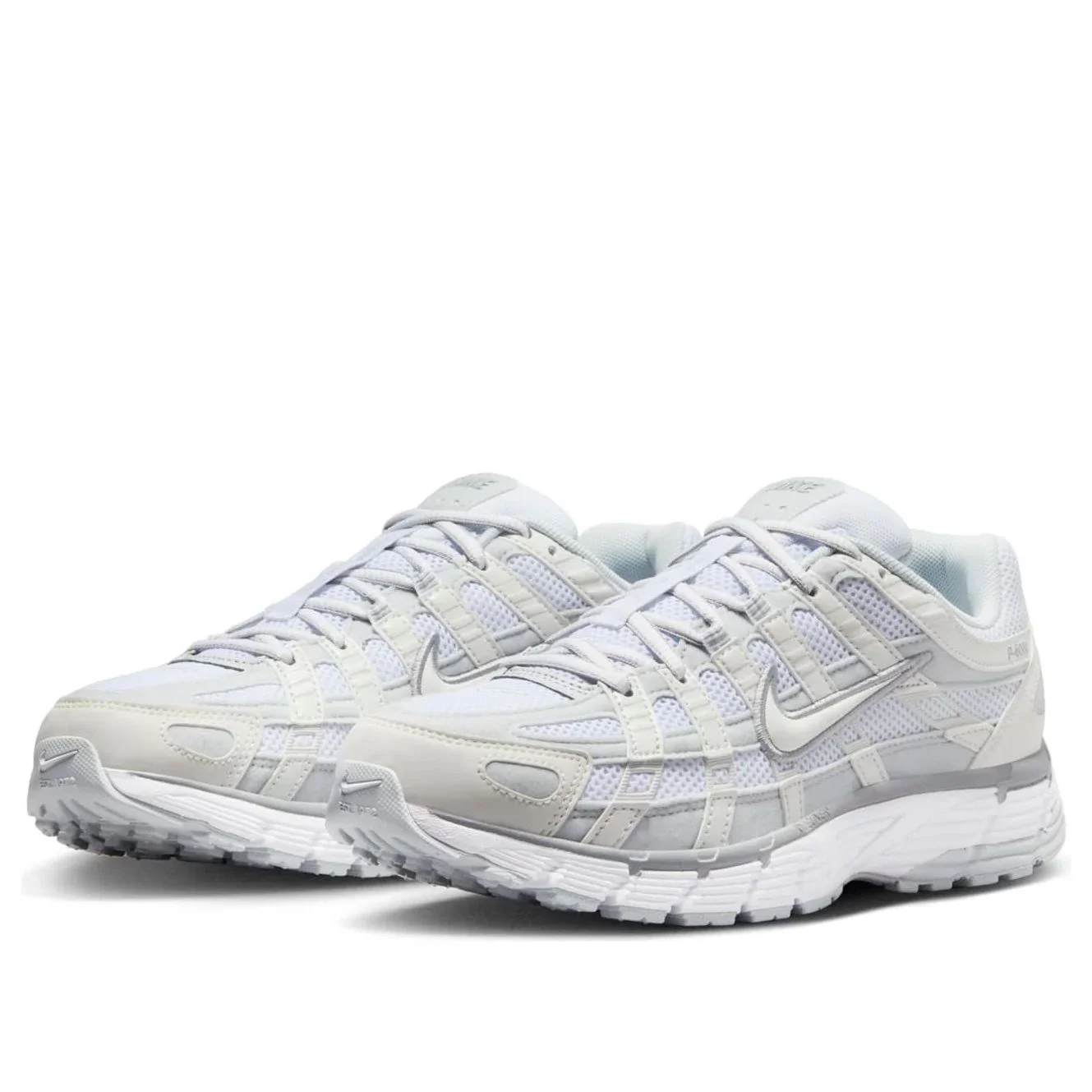 FV6603 101 Nike P-6000 Summit White Pure Platinum (Women's) - Image 3