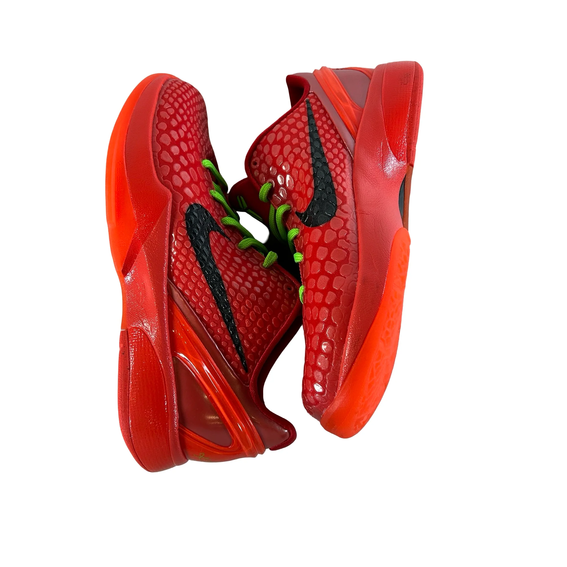 FV9676 600  Nike Kobe 6 Protro Reverse Grinch (GS) [USED] - 6.5 Y (VNDS) (No Box) - Image 4