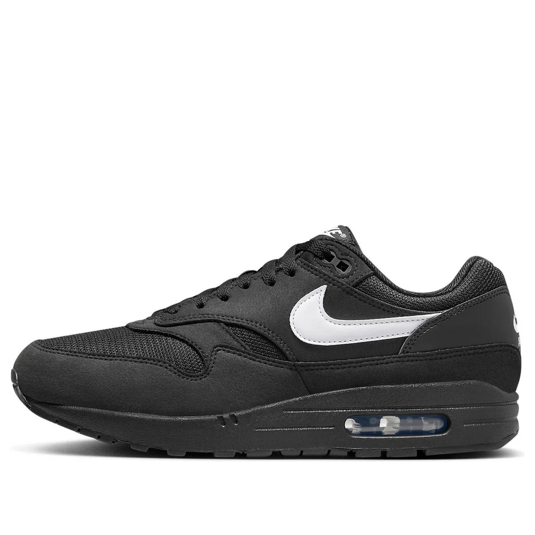FZ0628 010 Nike Air Max 1 Black White Swoosh