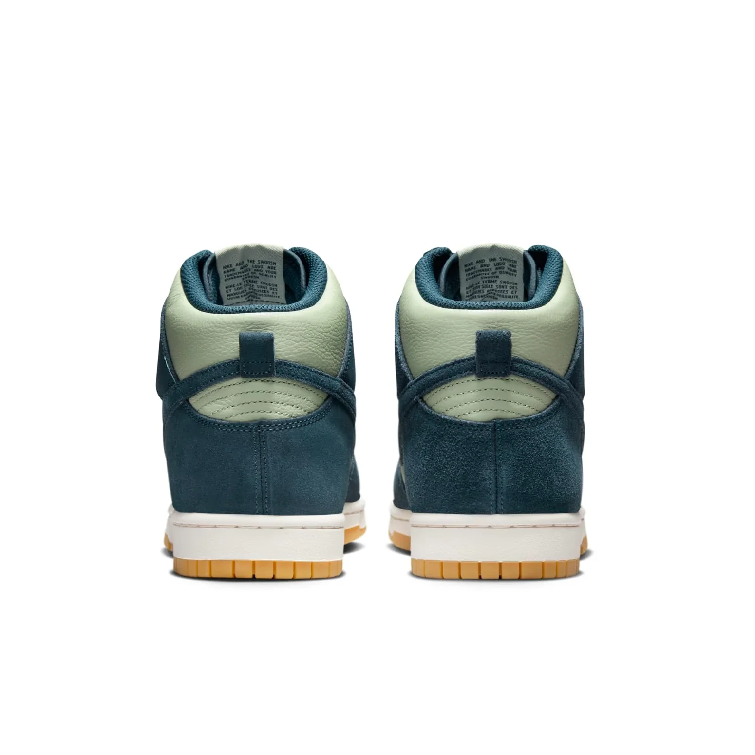 FZ4739 300 Nike Dunk High Retro SE Jade Horizon Phantom Gum Yellow Armory Navy - Image 5