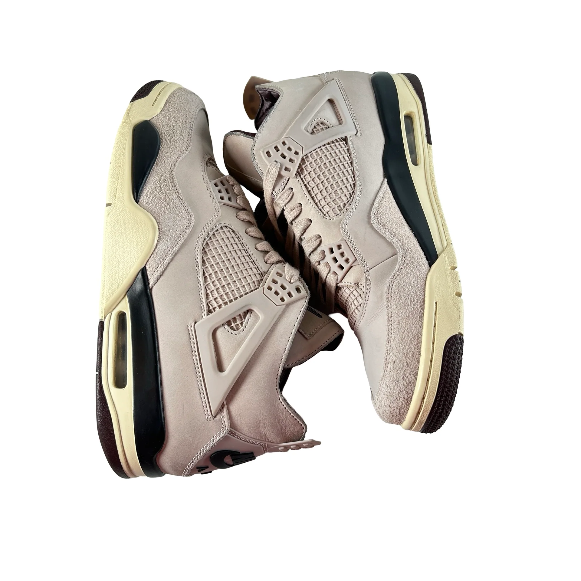 FZ4810 200 A Ma Maniére x Wmns Air Jordan 4 Retro 'Phantom' [USED] - 12.5 W (Used) (Replace Box) - Image 4