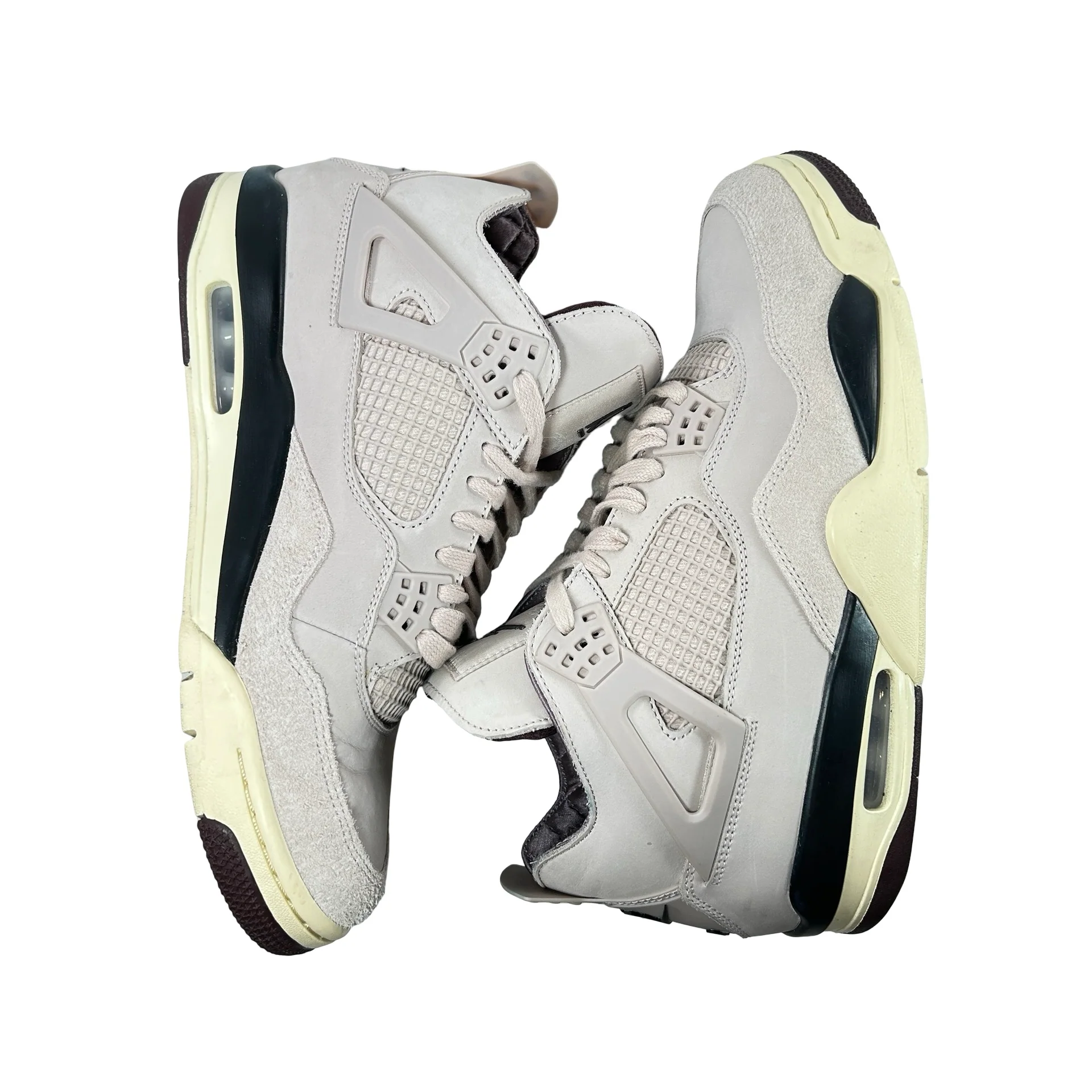 FZ4810 200 A Ma Maniére x Wmns Air Jordan 4 Retro 'Phantom' [USED] - 12 W (Used) (No Box) - Image 5