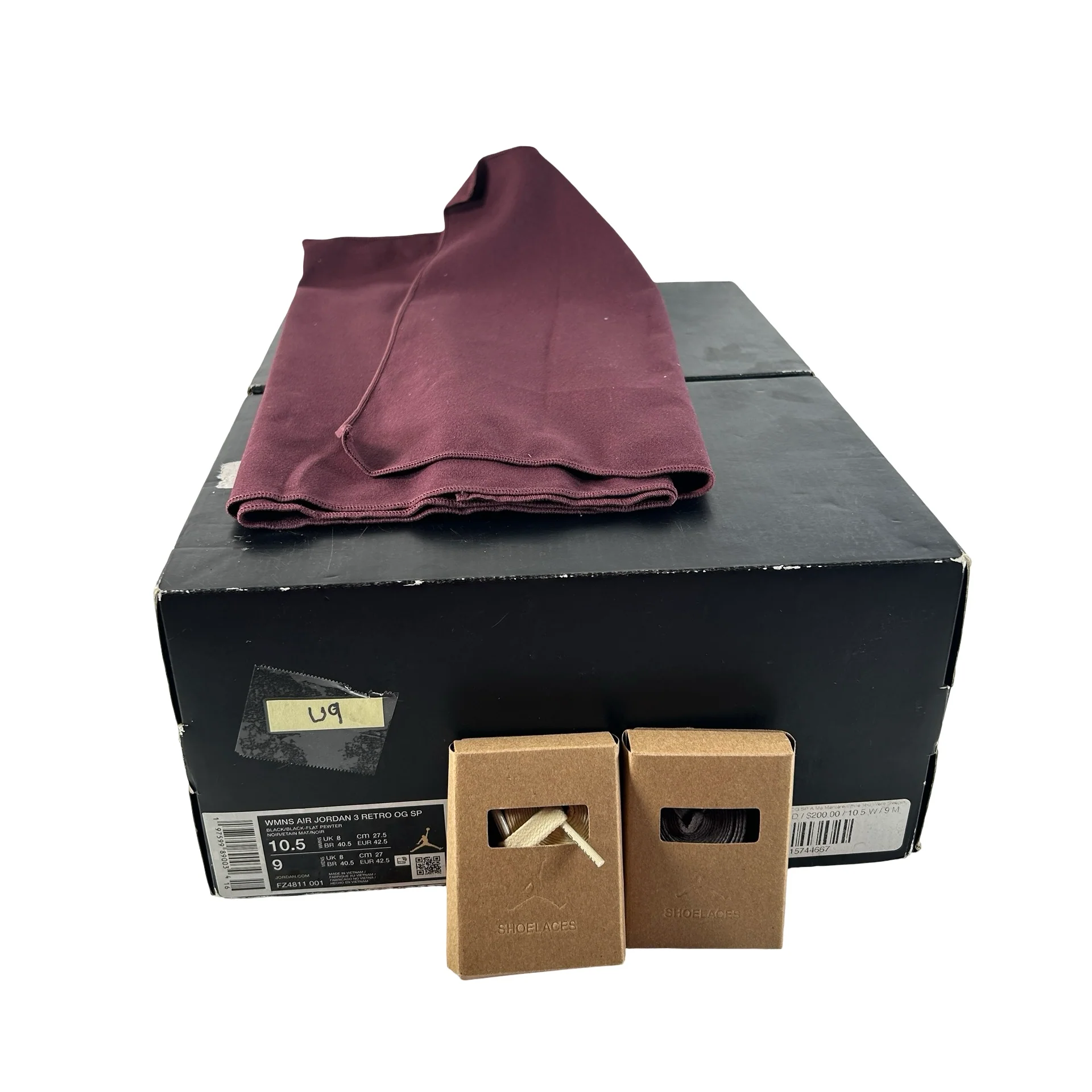 FZ4811 001 Jordan 3 Retro OG SP A Ma Maniére While You Were Sleeping (W) [USED] - 10.5 W (Used9) - Image 7