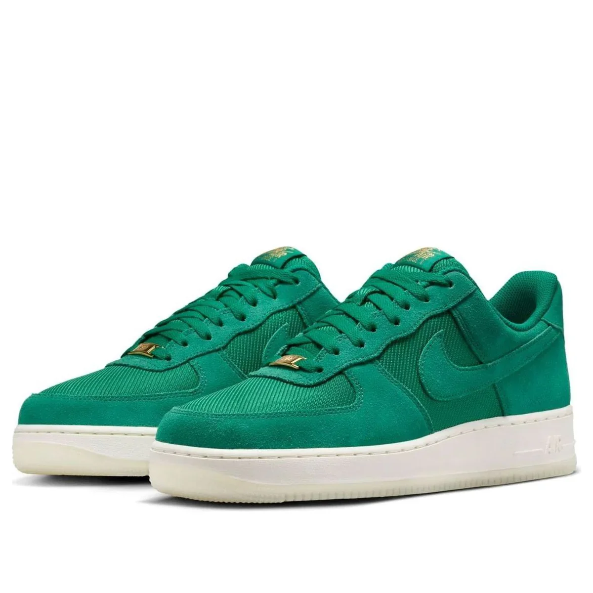 FZ5222 300 Nike Air Force 1 Low '07 LV8 Malachite Pale Ivory Metallic Gold - Image 4