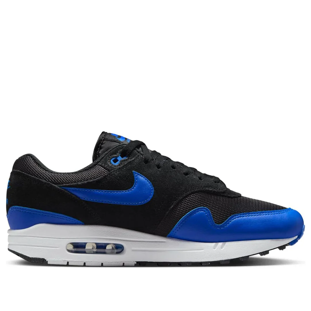 FZ5808 010 Nike Air Max 1 Essential Black Hyper Royal - Image 2