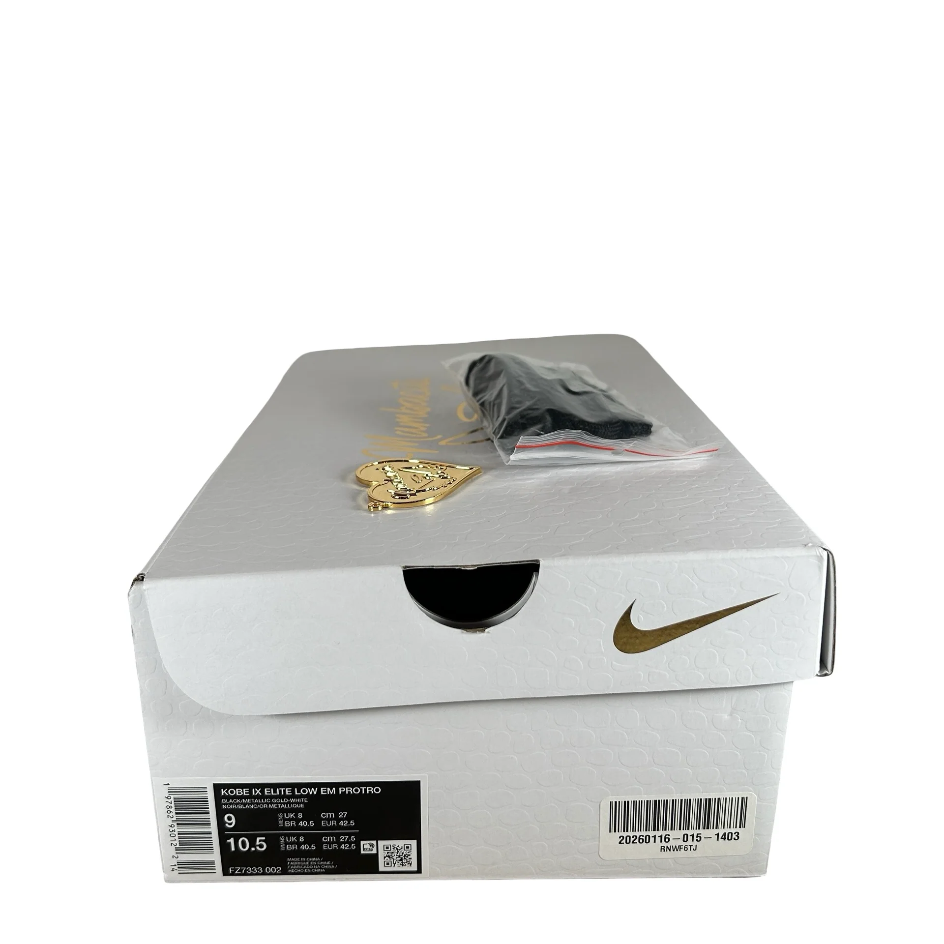 FZ7333 002 Nike Kobe 9 EM Low Protro Mambacita - 9 M (Used) - Image 7