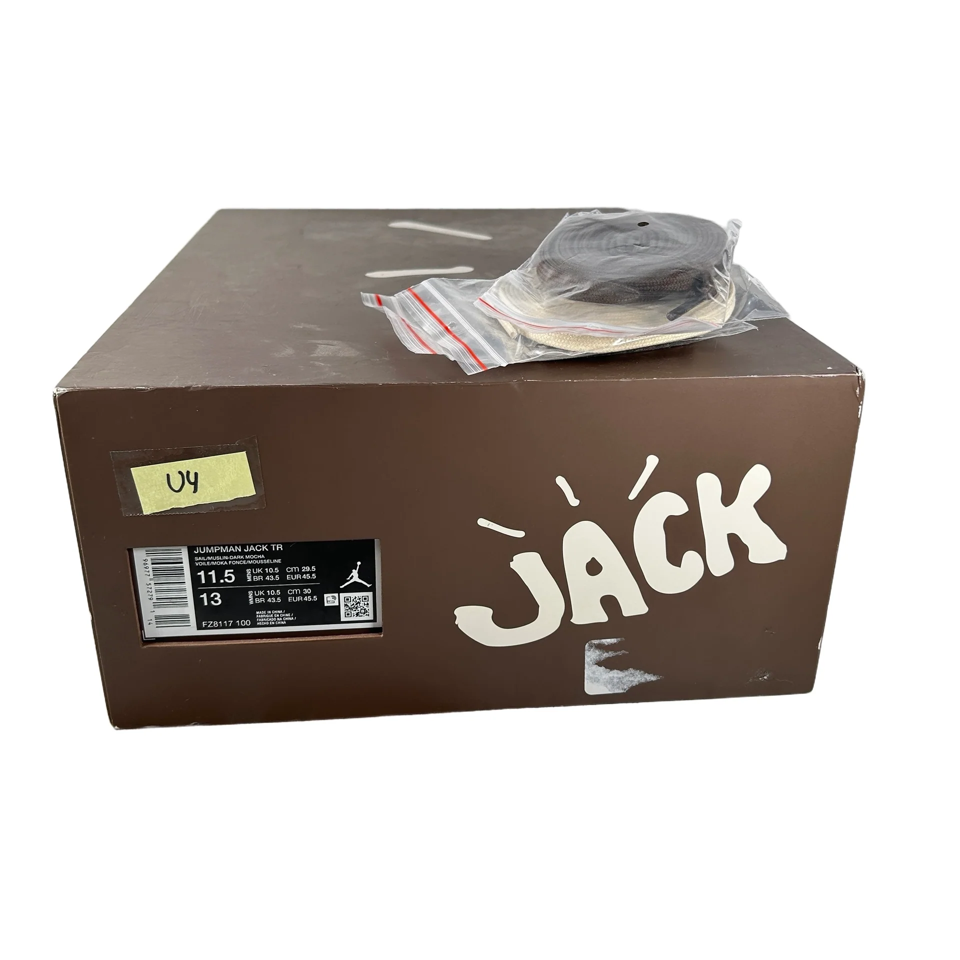 FZ8117 100 Jordan Jumpman Jack TR Travis Scott Sail [USED] - 11.5 M (Used4) - Image 7