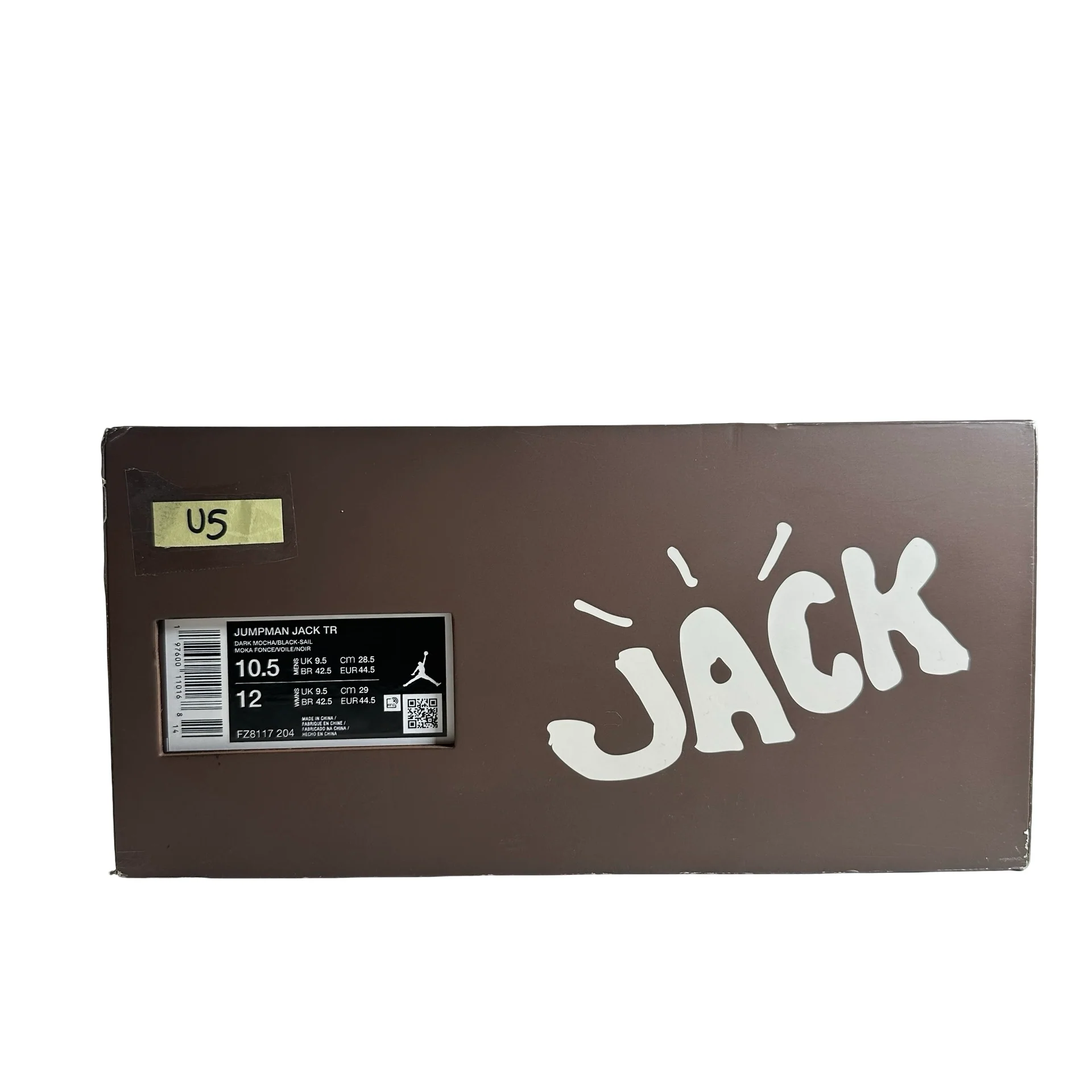 FZ8117 204 Jordan Jumpman Jack TR Travis Scott Dark Mocha [USED] - 10.5 M (Used5) - Image 7